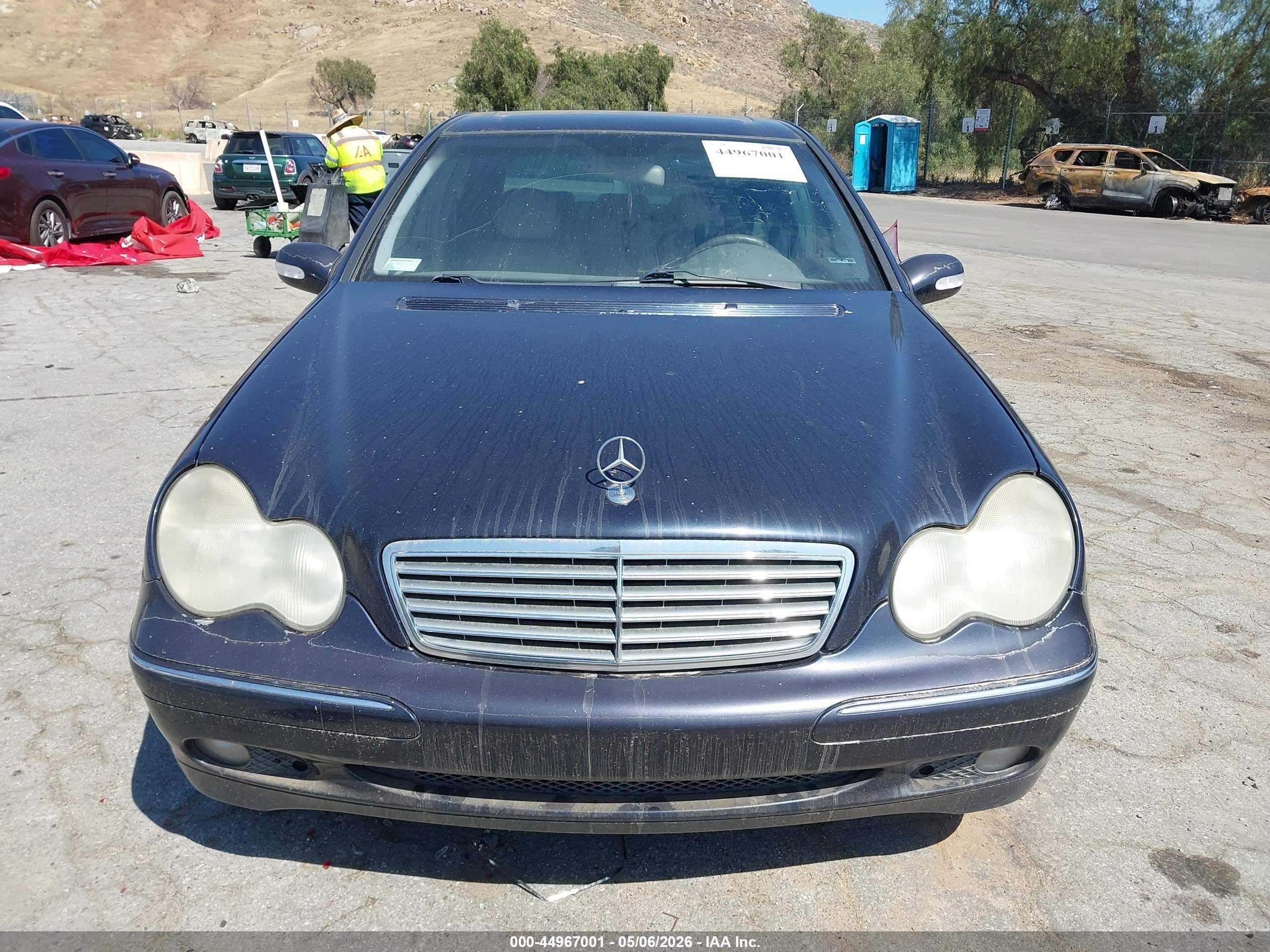 2003 Mercedes-benz C 240 Blue vin: WDBRF61J13F376609