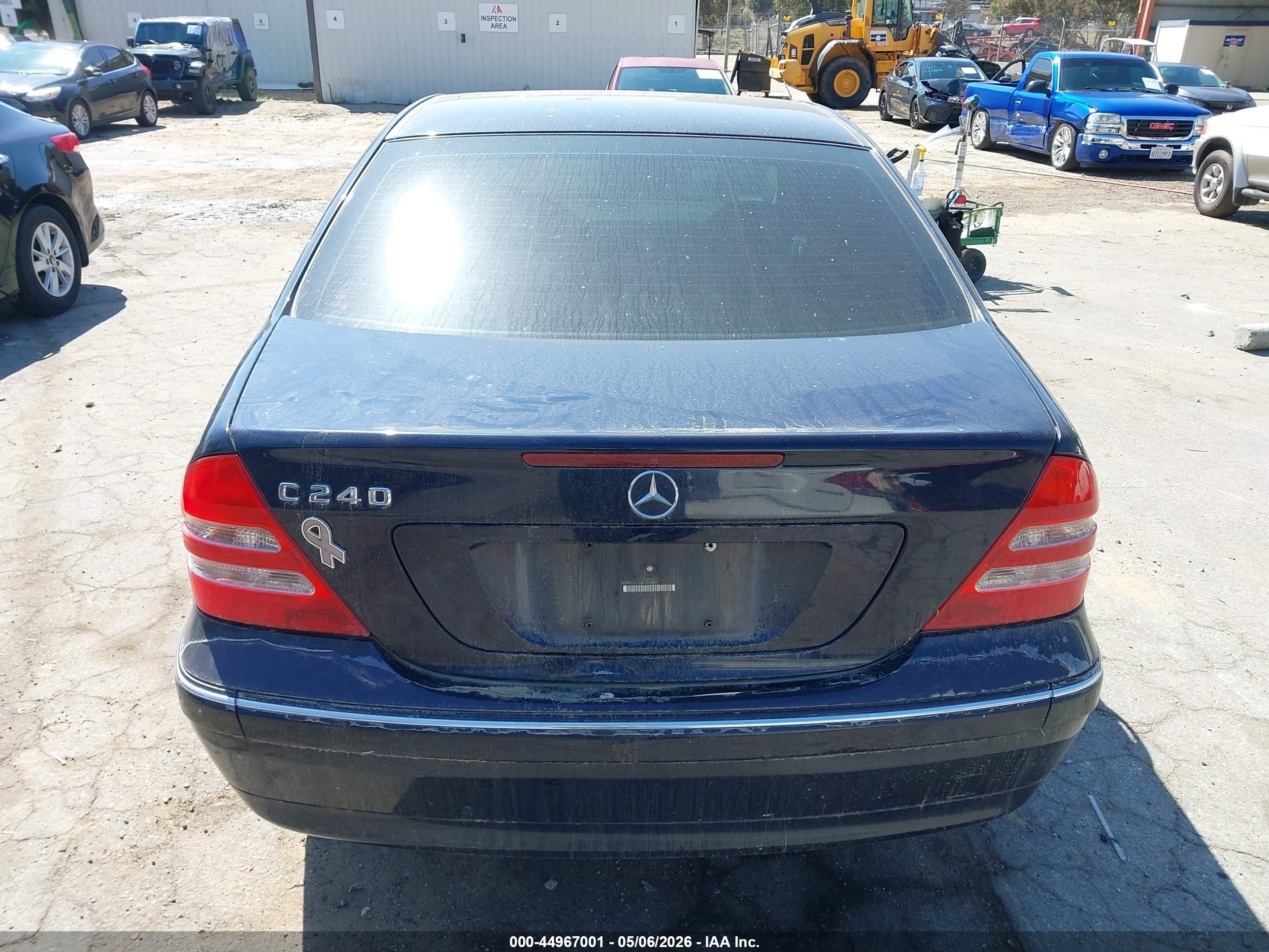 2003 Mercedes-benz C 240 Blue vin: WDBRF61J13F376609