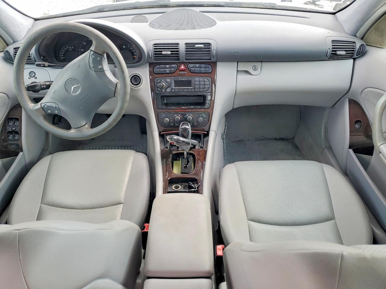 2004 Mercedes-benz C 240 White vin: WDBRF61J14A547244