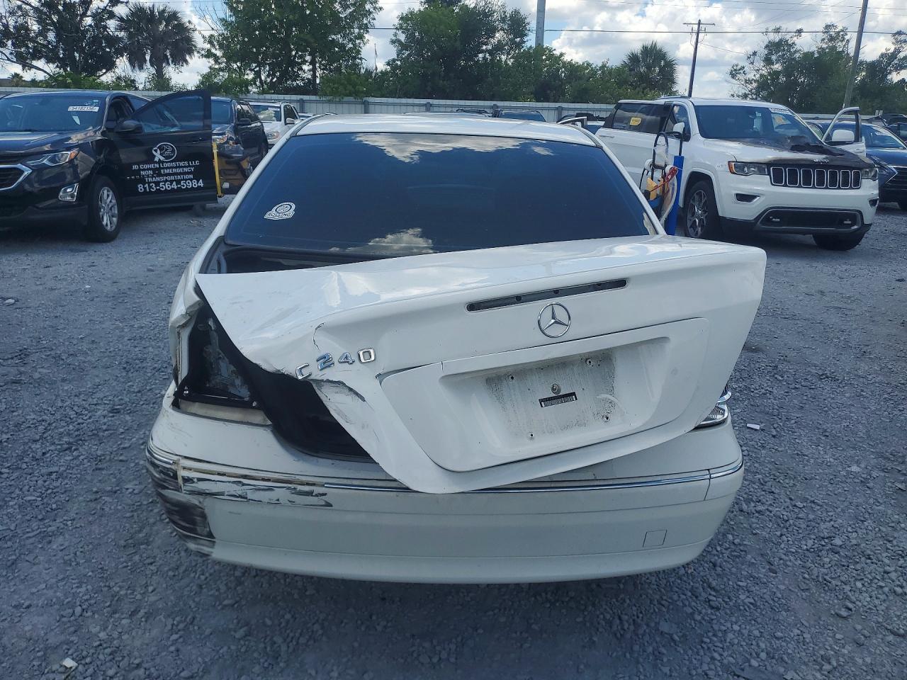 2004 Mercedes-benz C 240 Cream vin: WDBRF61J14F459572
