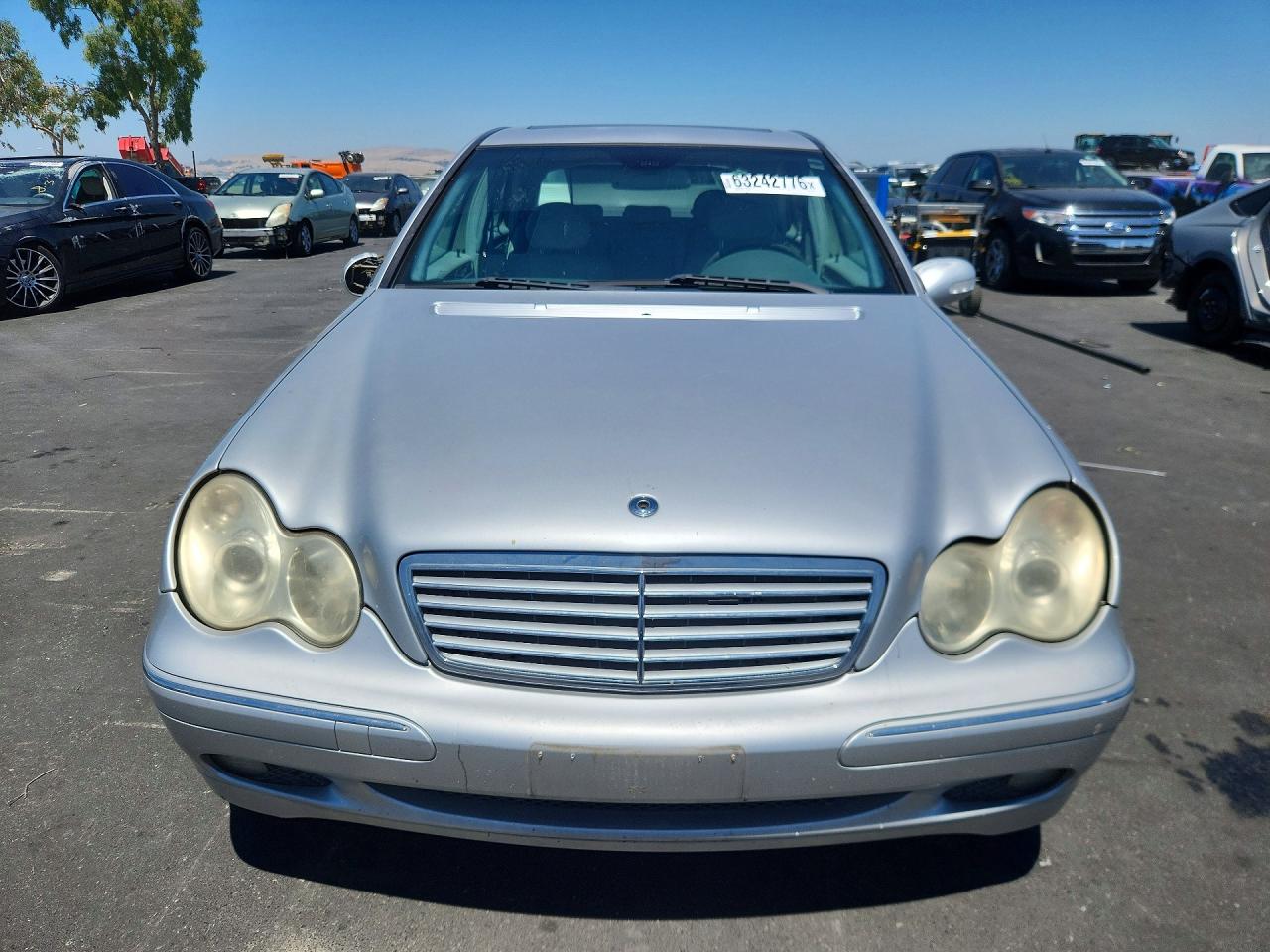 2004 Mercedes-benz C 240 Серебряный vin: WDBRF61J14F554570