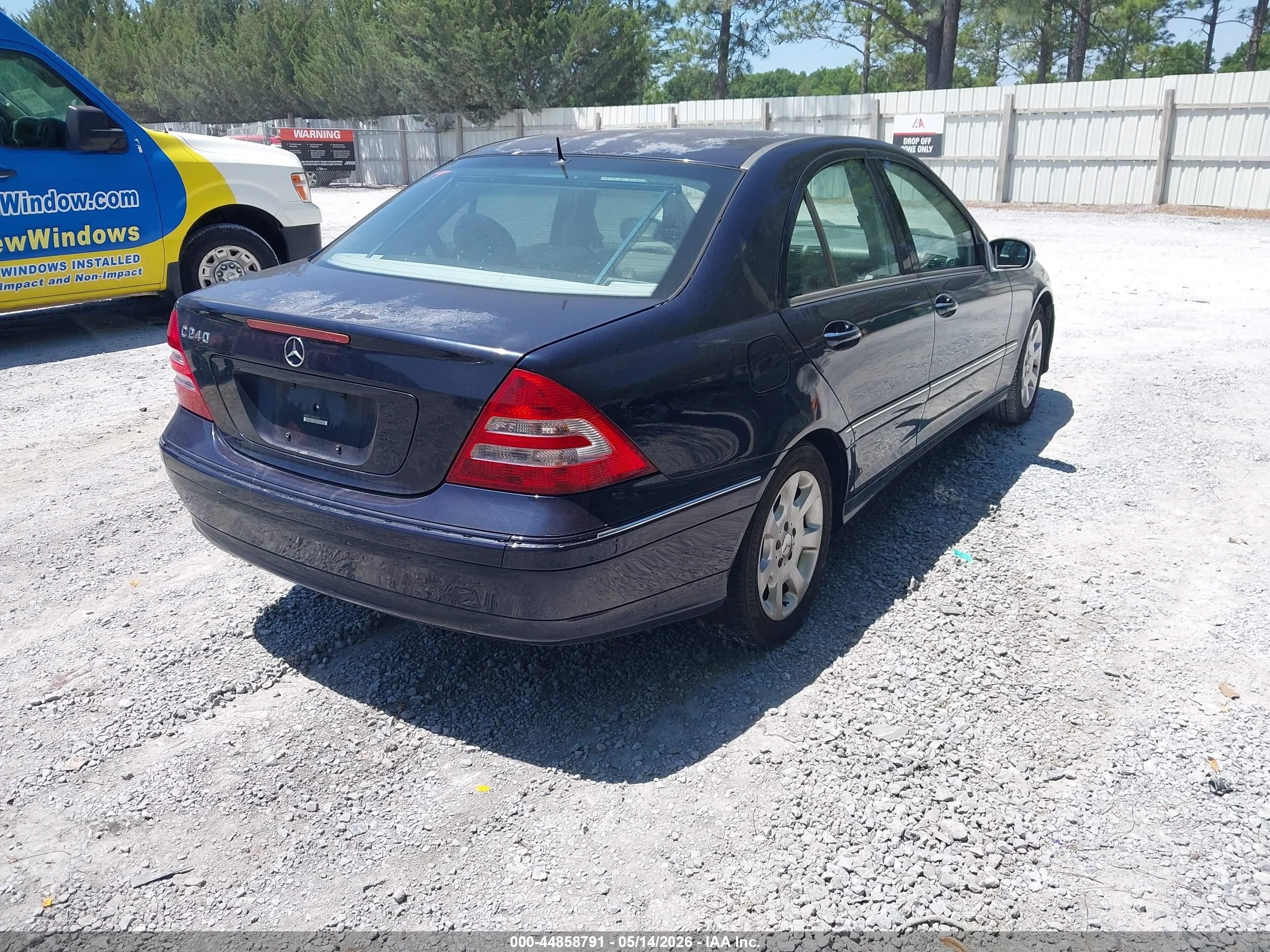2005 Mercedes-benz C 240 Luxury Black vin: WDBRF61J15A699168