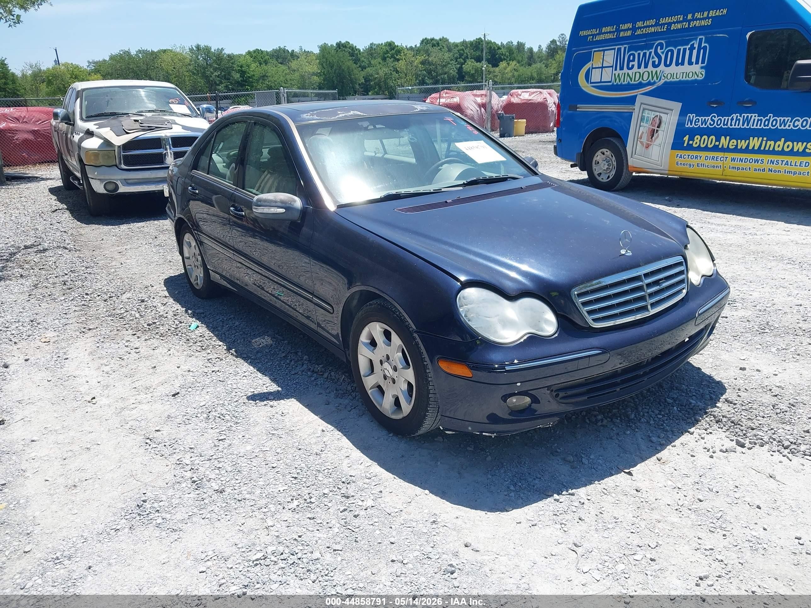 2005 Mercedes-benz C 240 Luxury Black vin: WDBRF61J15A699168