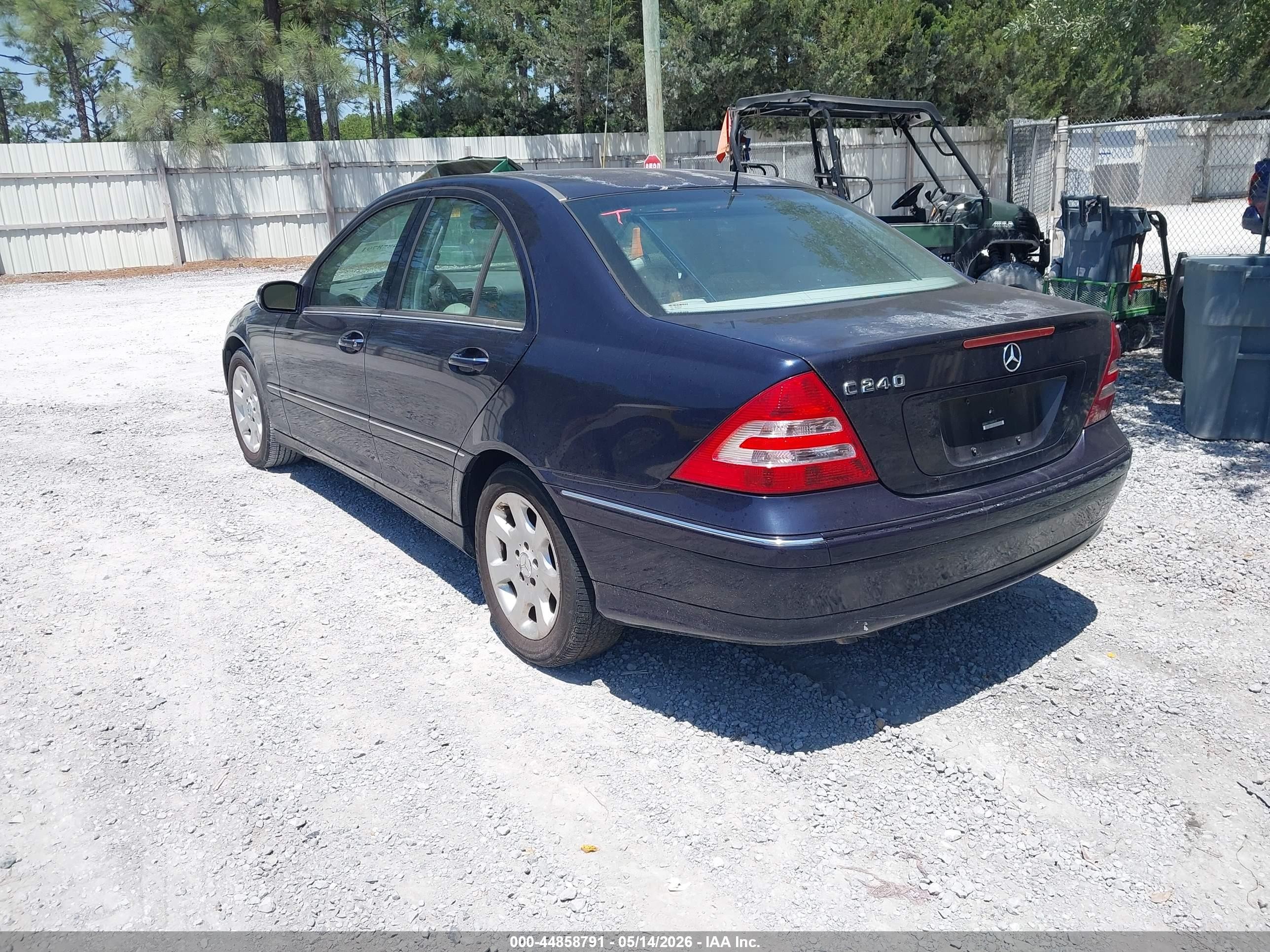 2005 Mercedes-benz C 240 Luxury Black vin: WDBRF61J15A699168