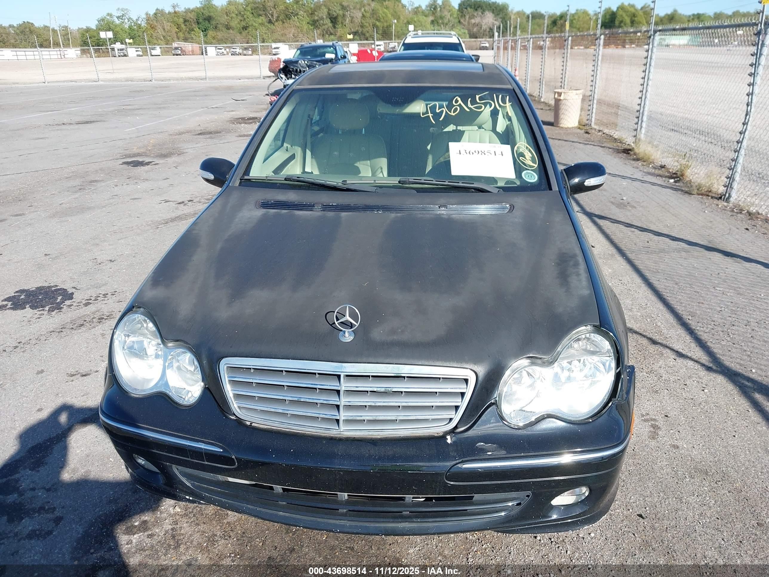 2005 Mercedes-benz C 240 Luxury Black vin: WDBRF61J15A727423