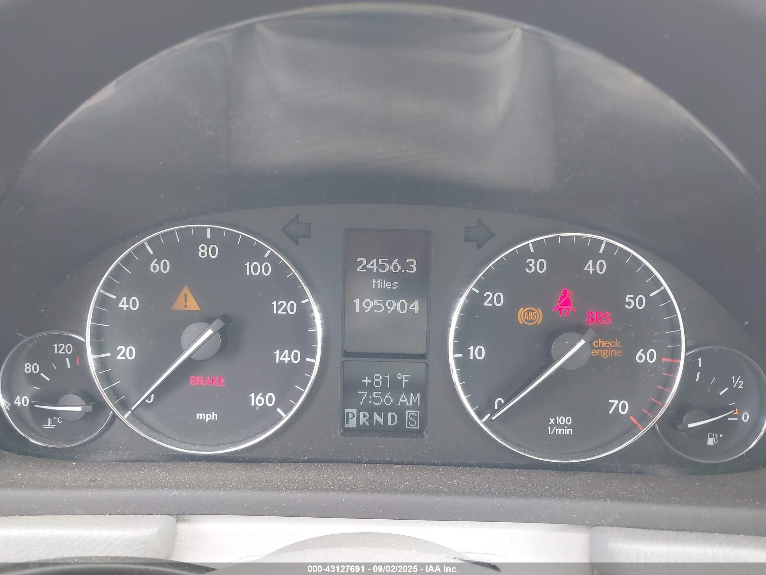 2005 Mercedes-benz C 240 Luxury Gray vin: WDBRF61J15A789470