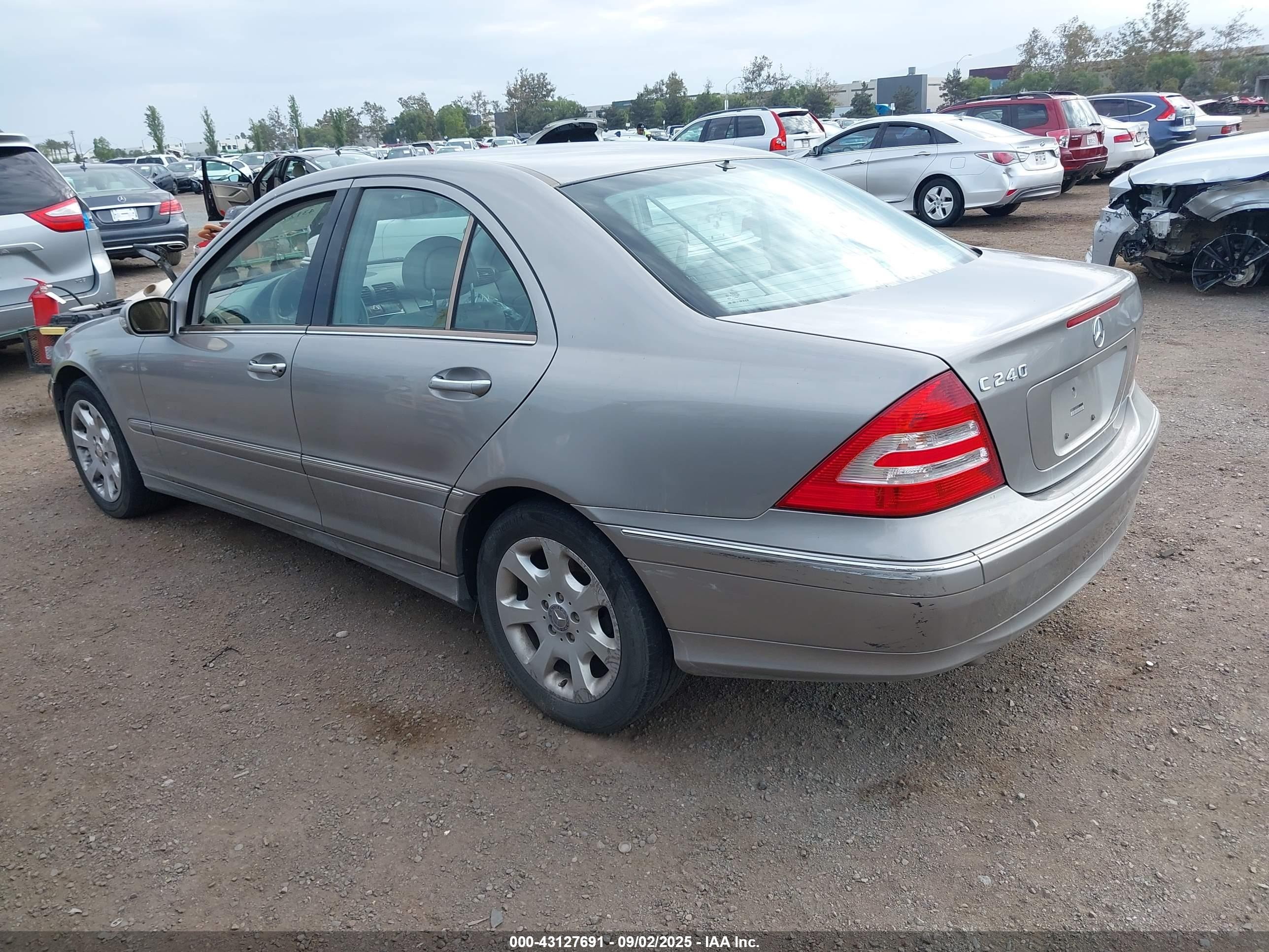 2005 Mercedes-benz C 240 Luxury Gray vin: WDBRF61J15A789470