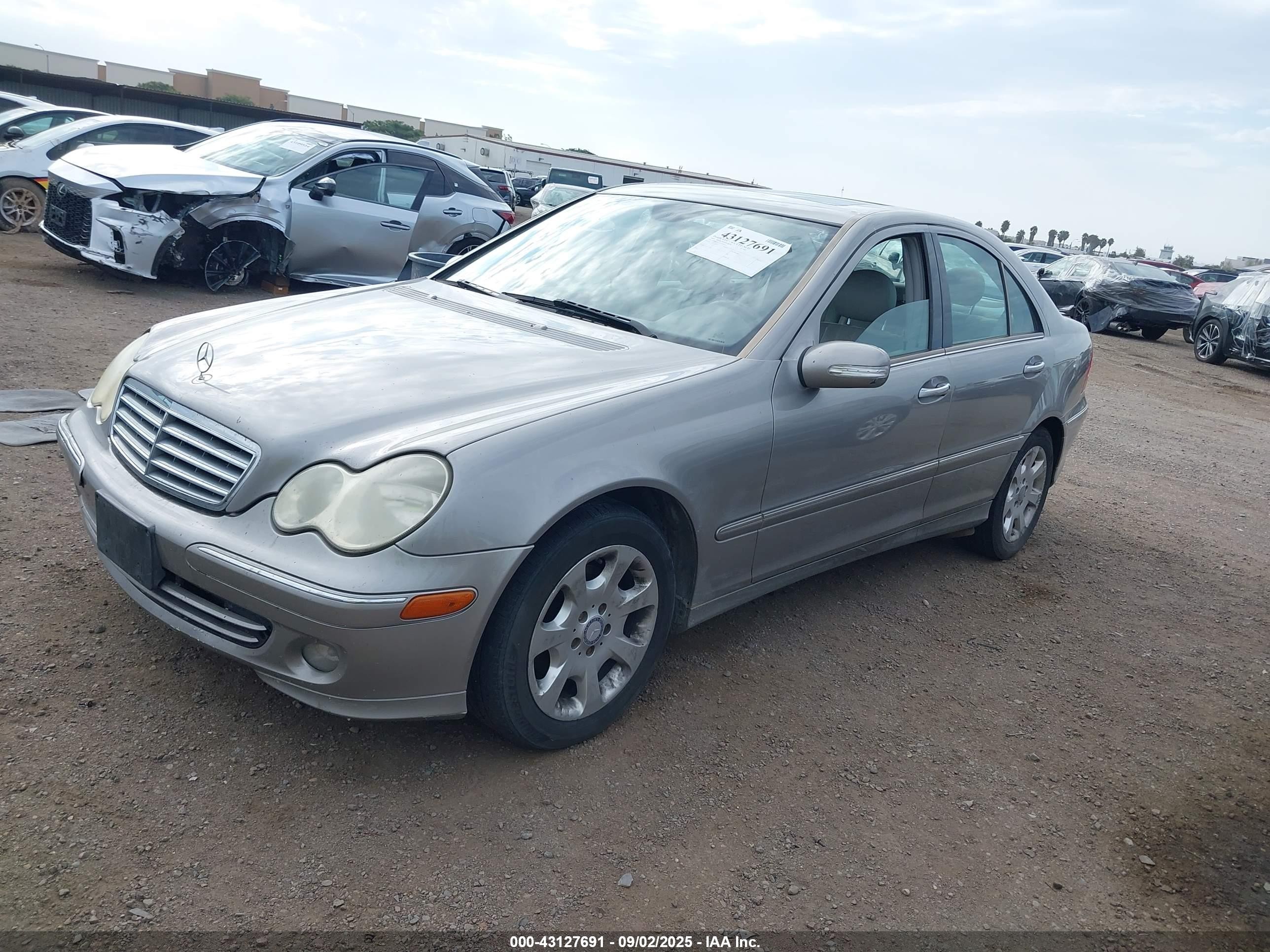 2005 Mercedes-benz C 240 Luxury Gray vin: WDBRF61J15A789470
