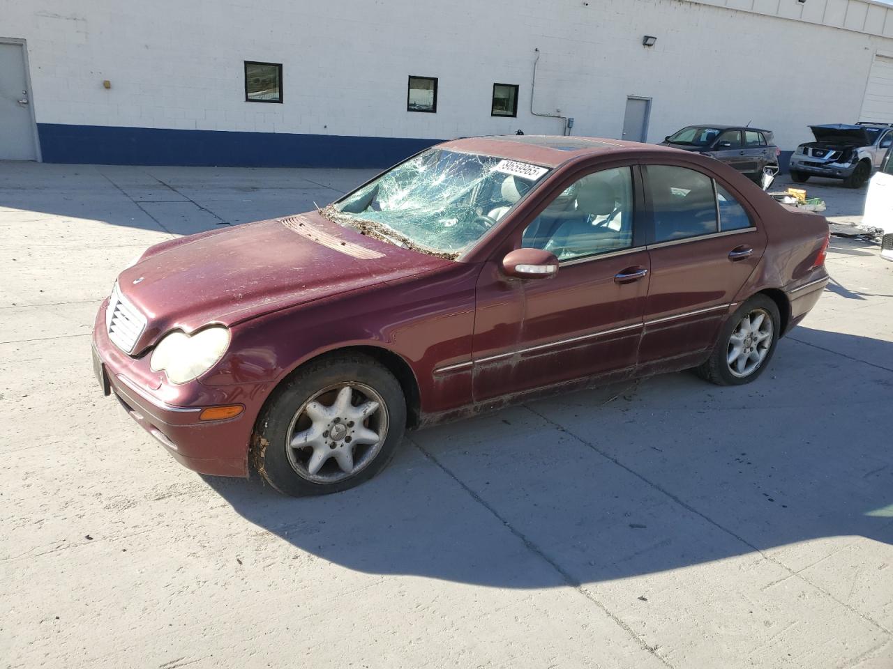 2001 Mercedes-benz C 240 Burgundy vin: WDBRF61J21F019582