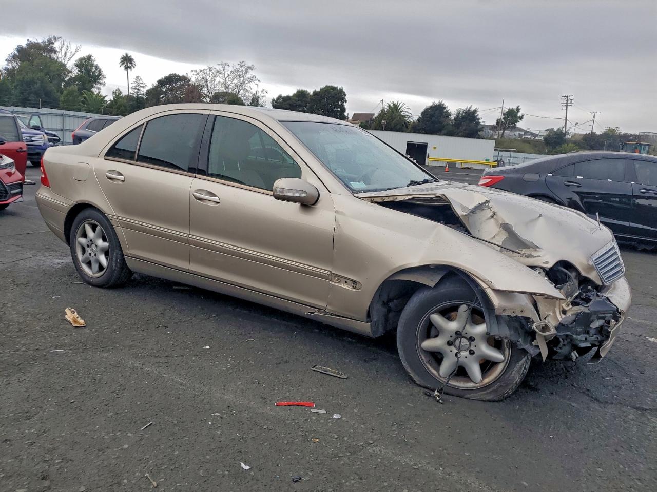 2001 Mercedes-benz C 240 Tan vin: WDBRF61J21F049326