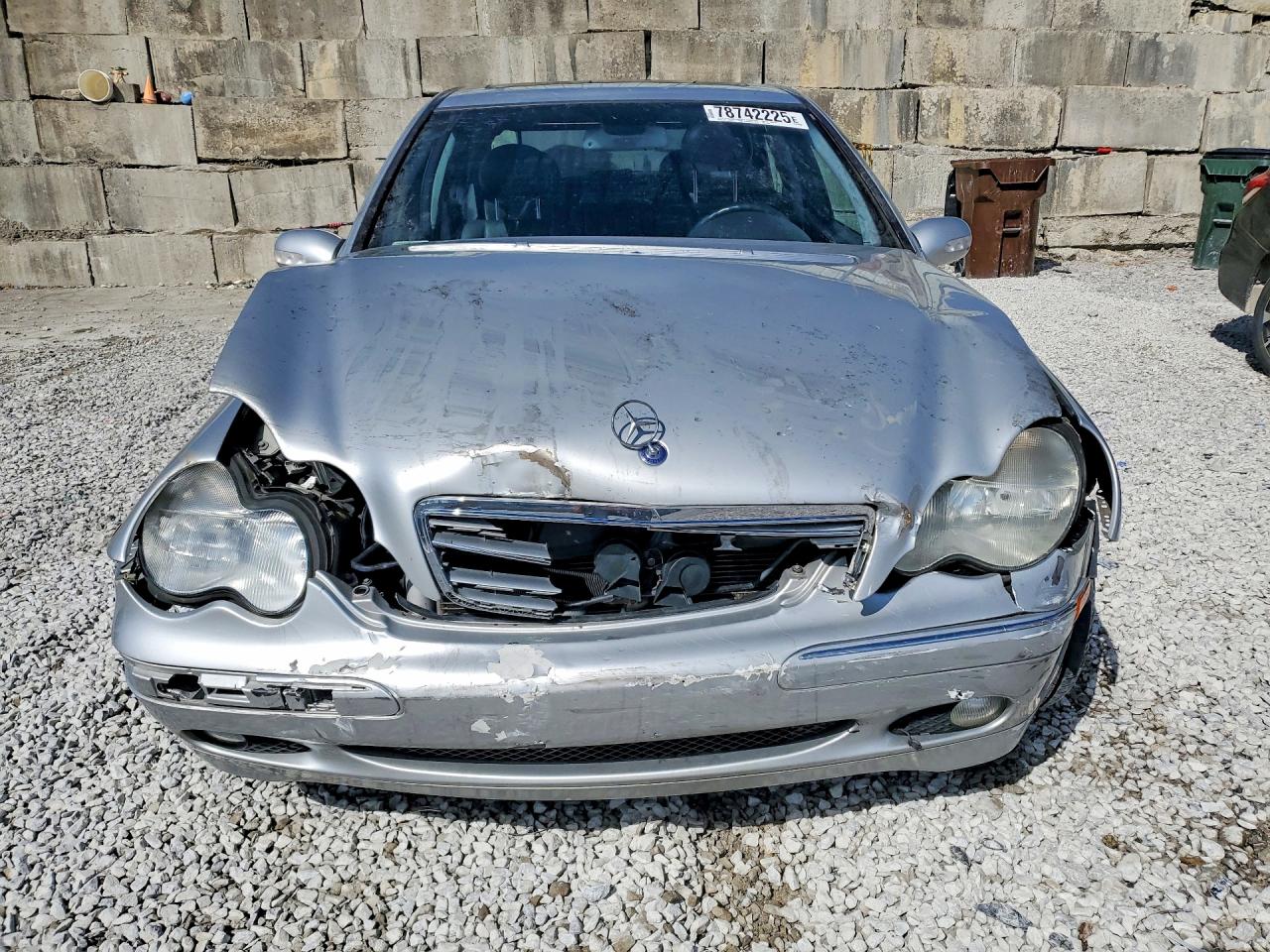 2001 Mercedes-benz C 240 Silver vin: WDBRF61J21F114871