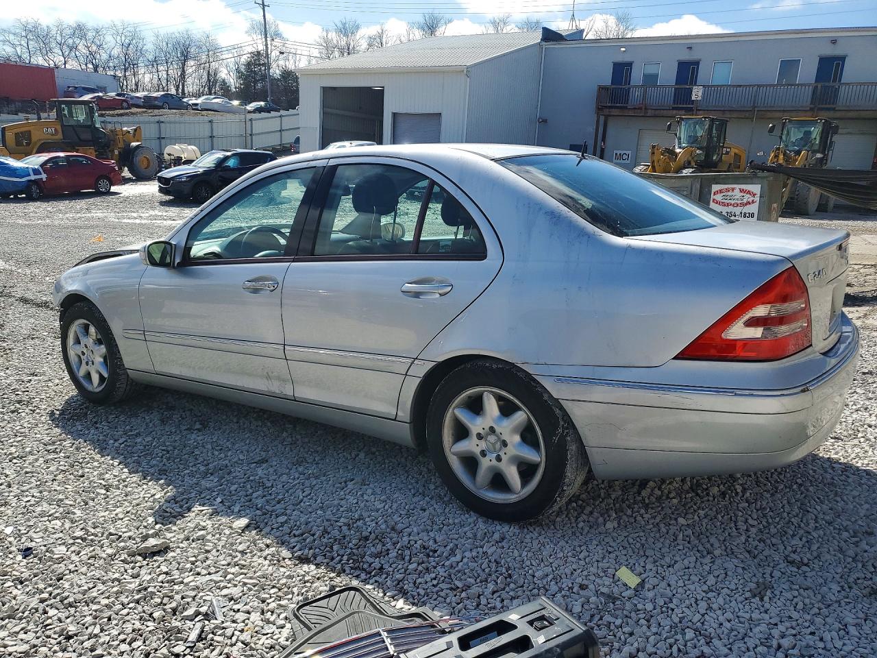 2001 Mercedes-benz C 240 Silver vin: WDBRF61J21F114871