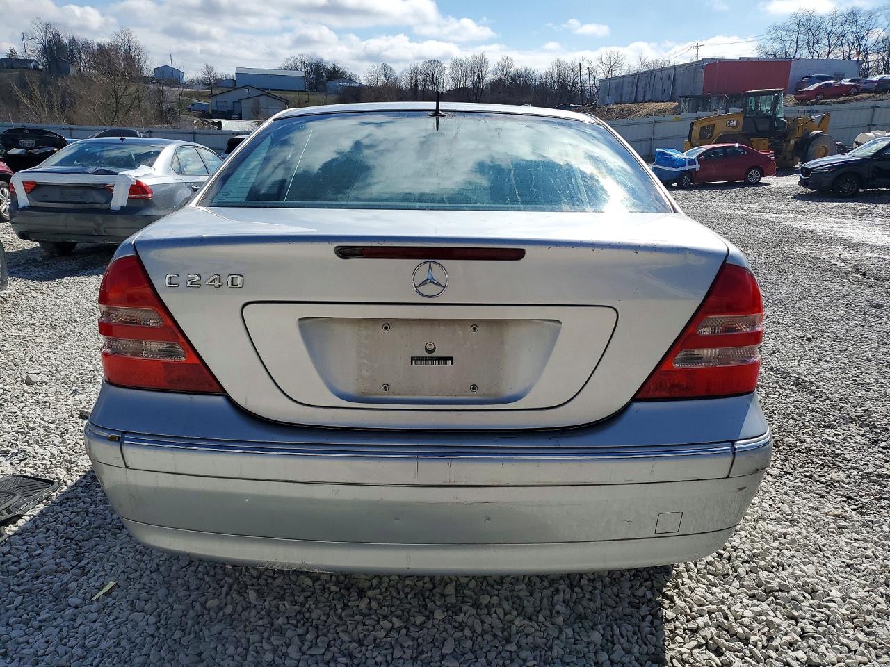 2001 Mercedes-benz C 240 Silver vin: WDBRF61J21F114871