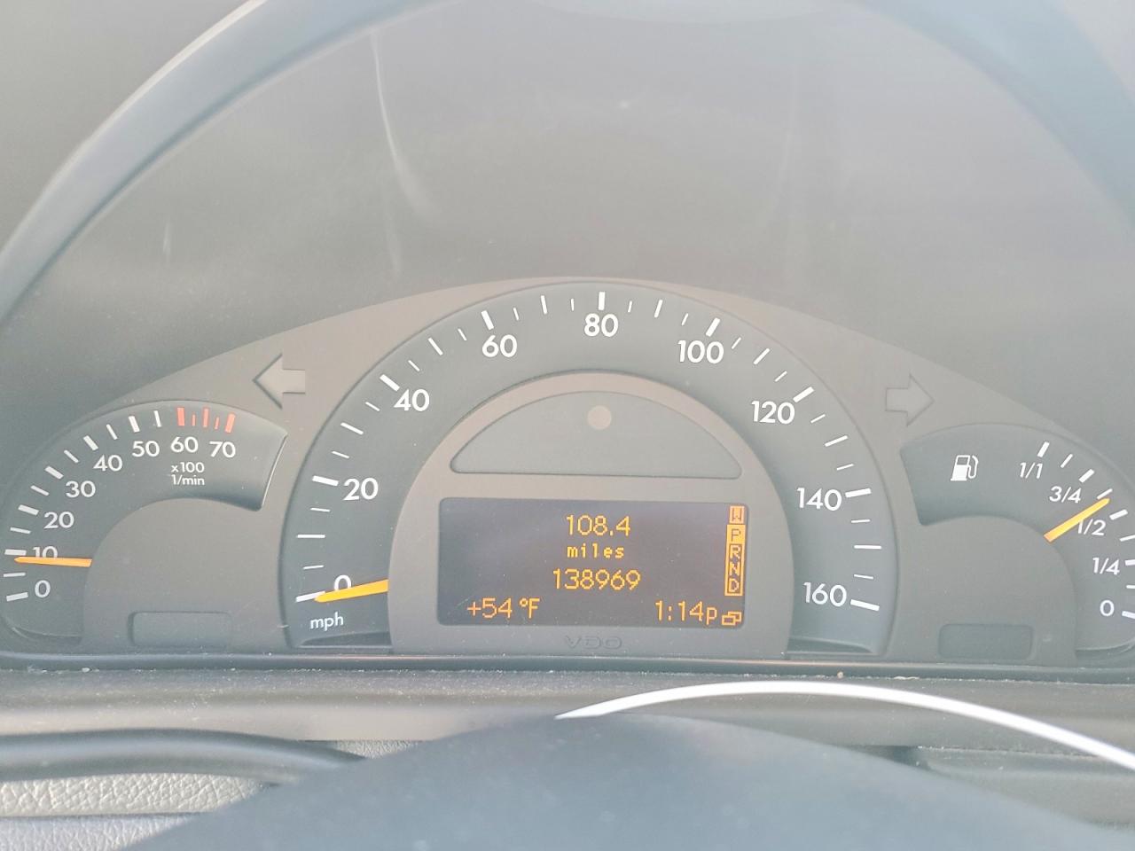 2001 Mercedes-benz C 240 Silver vin: WDBRF61J21F114871