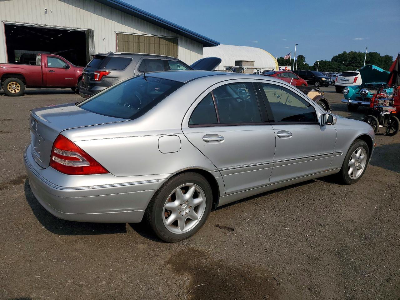 2001 Mercedes-benz C 240 Silver vin: WDBRF61J21F131458