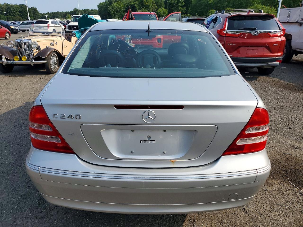 2001 Mercedes-benz C 240 Silver vin: WDBRF61J21F131458