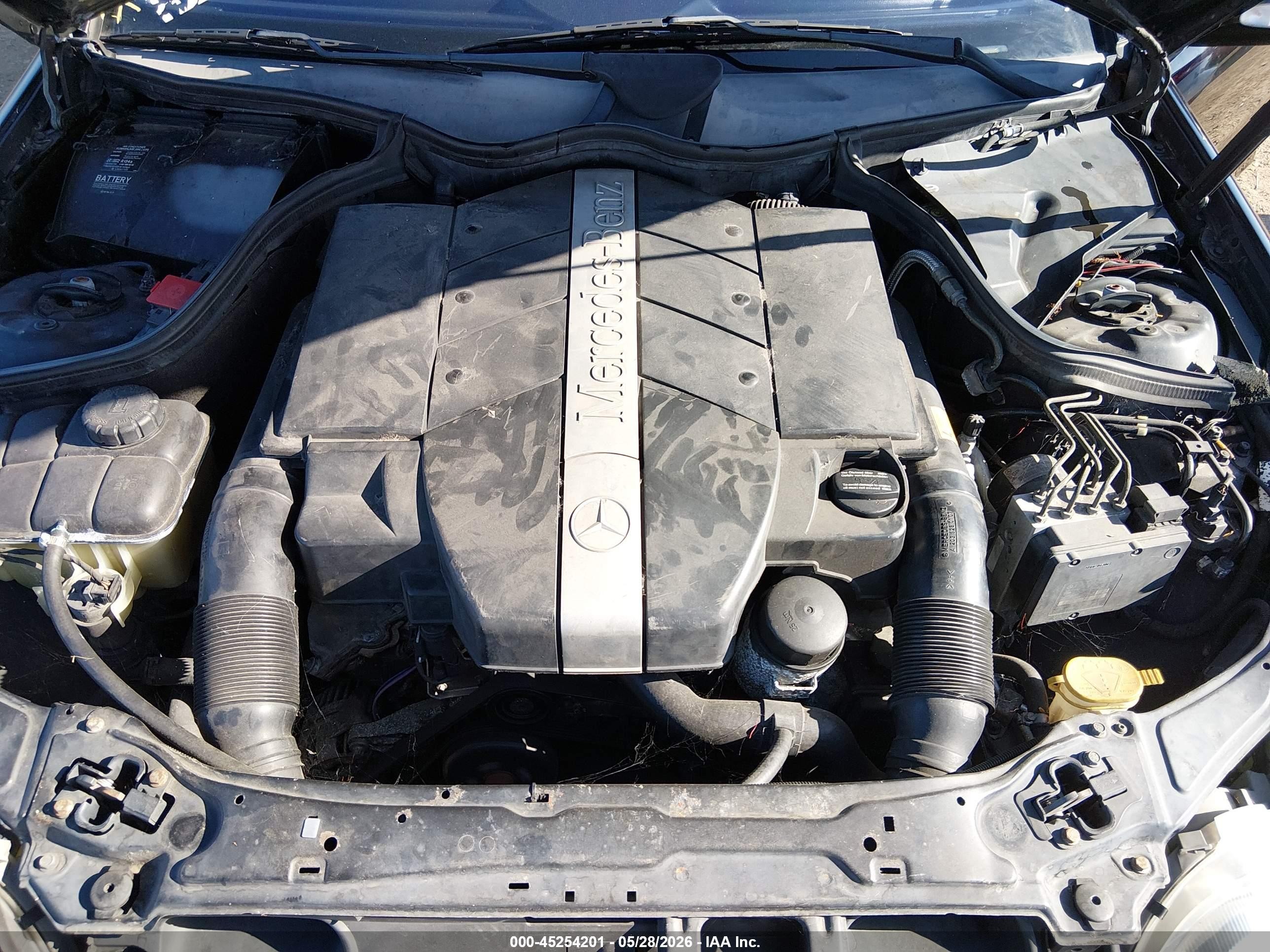 2002 Mercedes-benz C 240   Черный vin: WDBRF61J22F199907