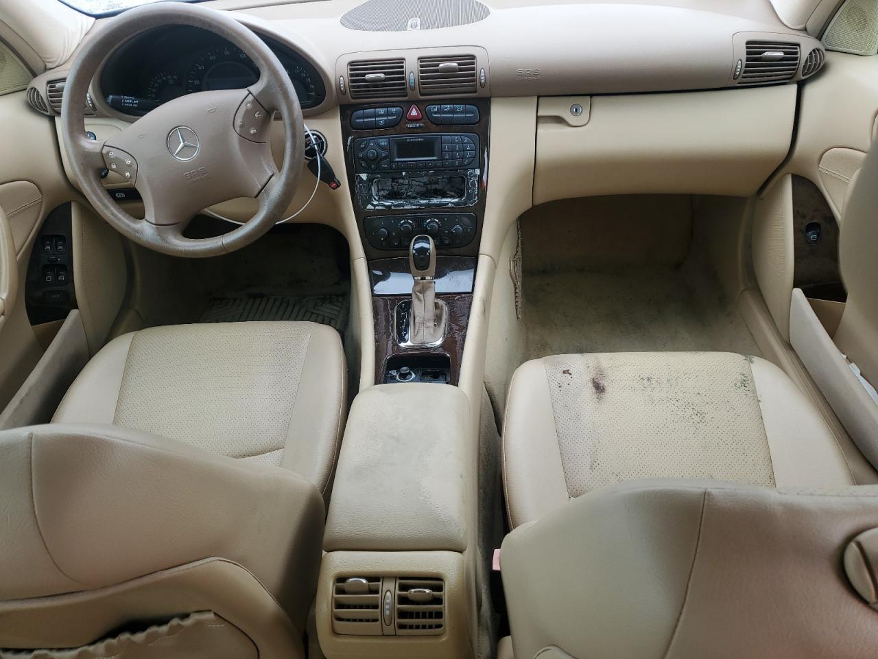 2002 Mercedes-benz C 240 Белый vin: WDBRF61J22F207729