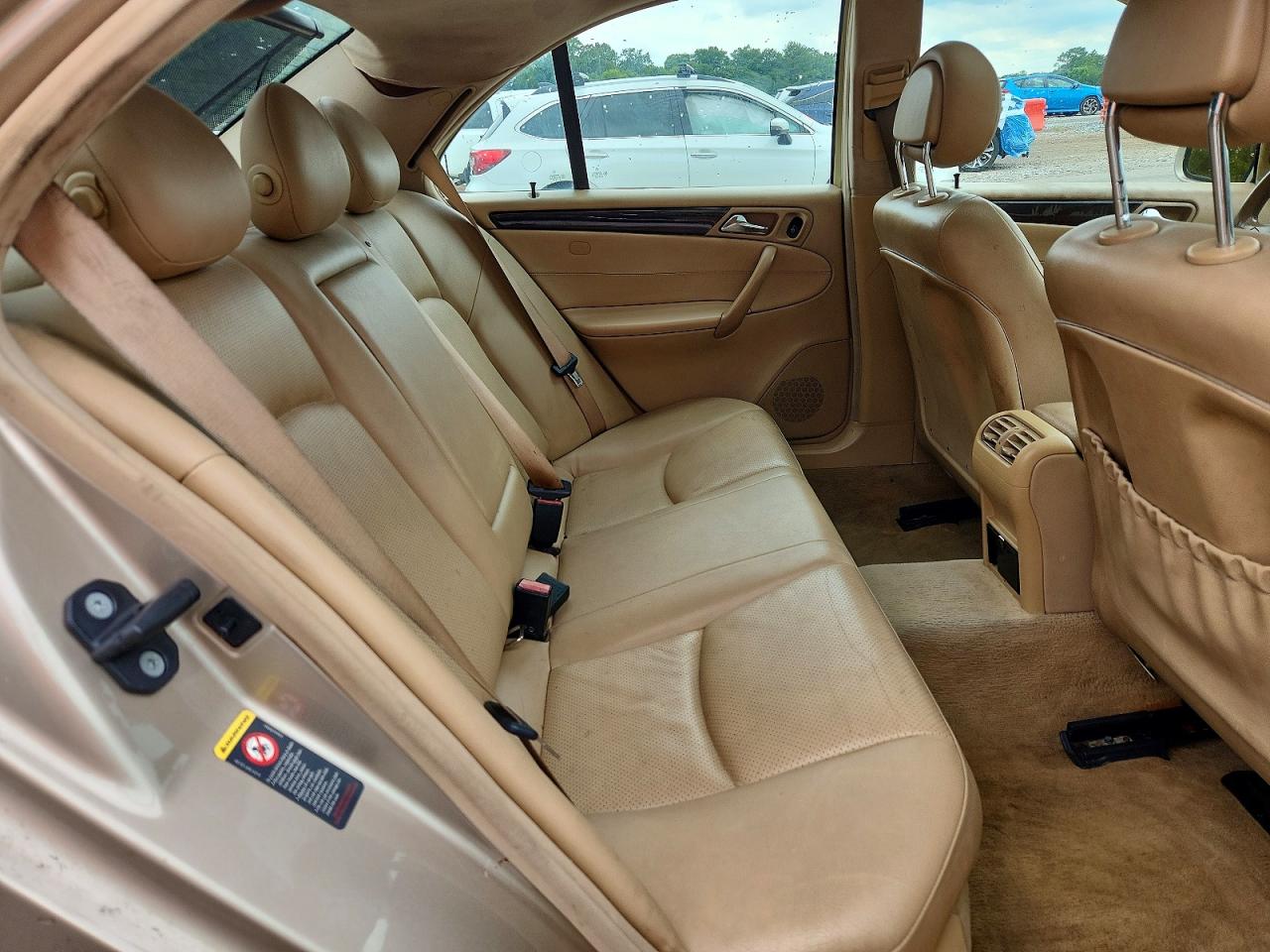 2003 Mercedes-benz C 240 Бежевый vin: WDBRF61J23A405676
