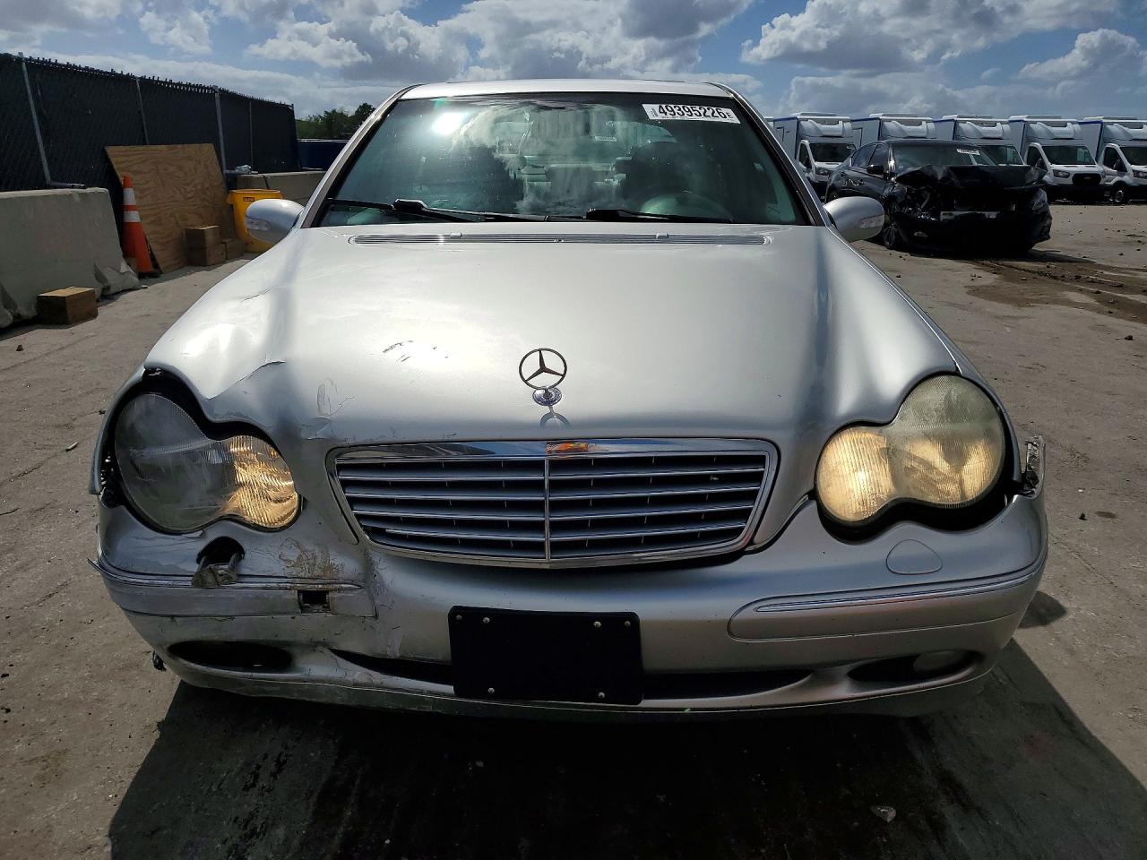 2003 Mercedes-benz C 240 Silver vin: WDBRF61J23E012382