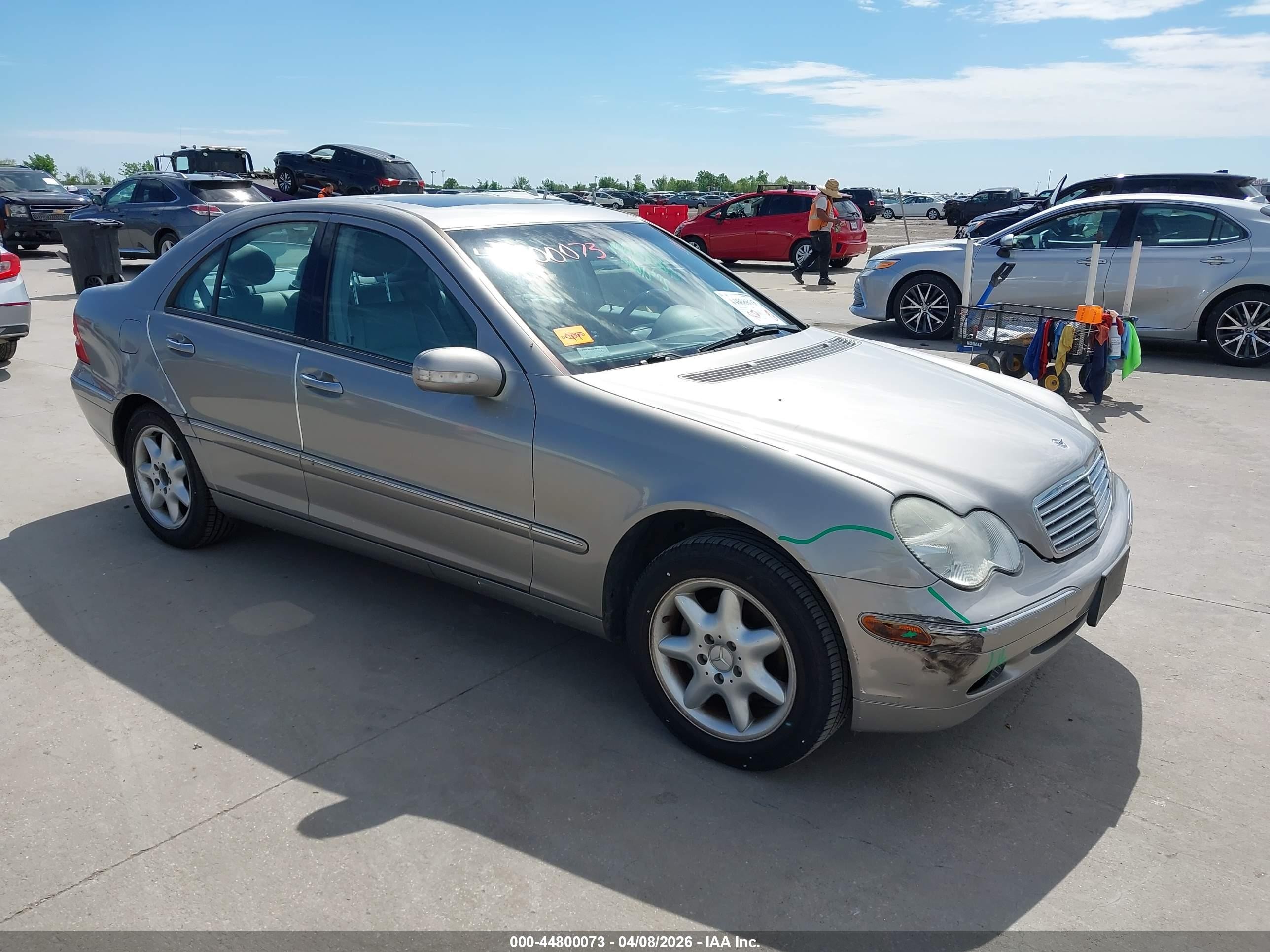 2003 Mercedes-benz C 240   Silver vin: WDBRF61J23F306732