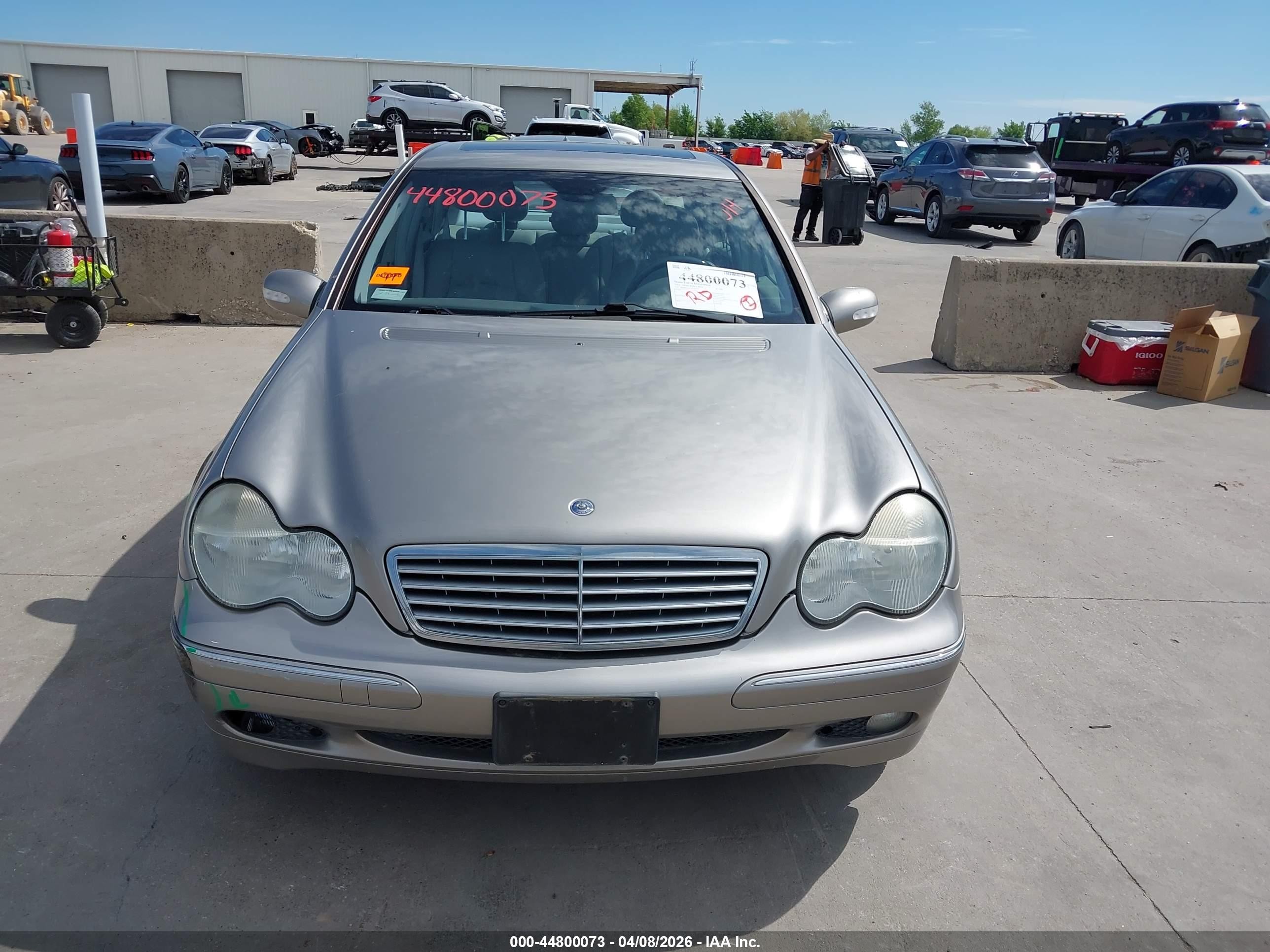2003 Mercedes-benz C 240   Silver vin: WDBRF61J23F306732