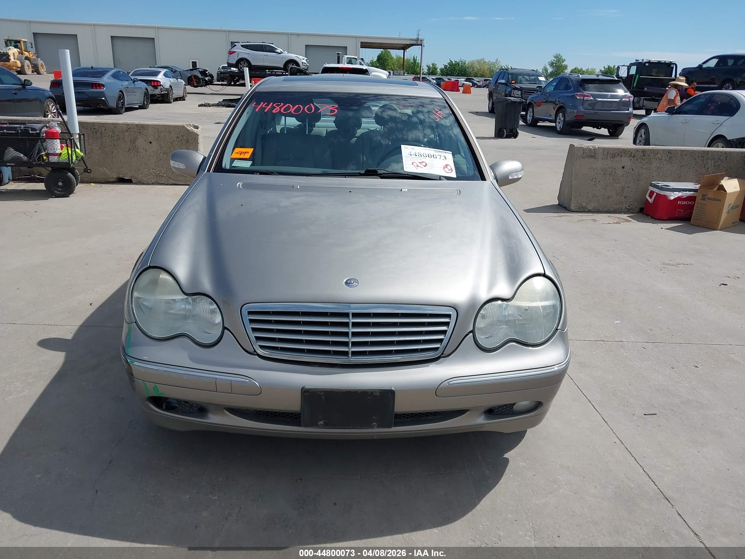 2003 Mercedes-benz C 240   Silver vin: WDBRF61J23F306732