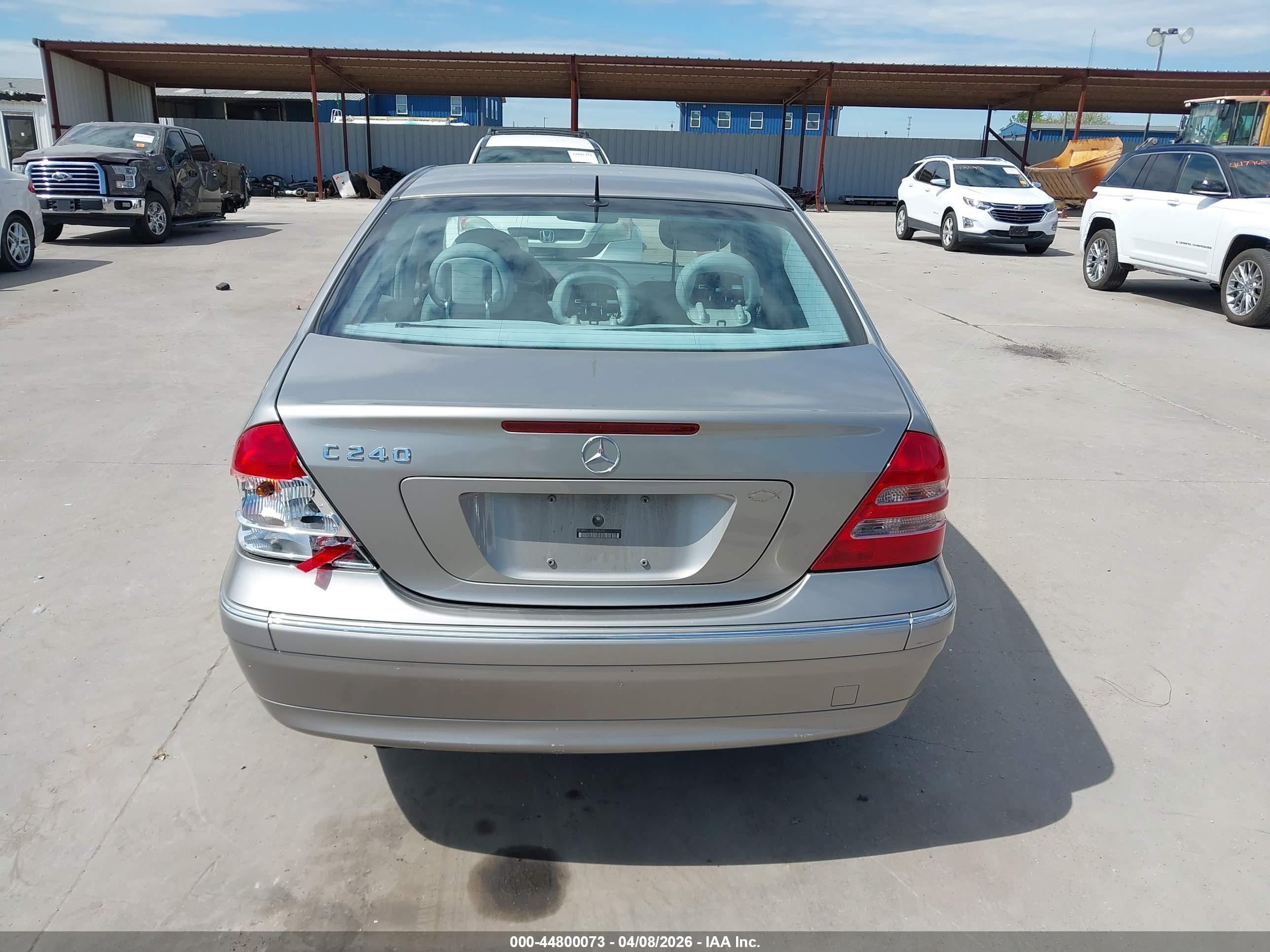 2003 Mercedes-benz C 240   Silver vin: WDBRF61J23F306732