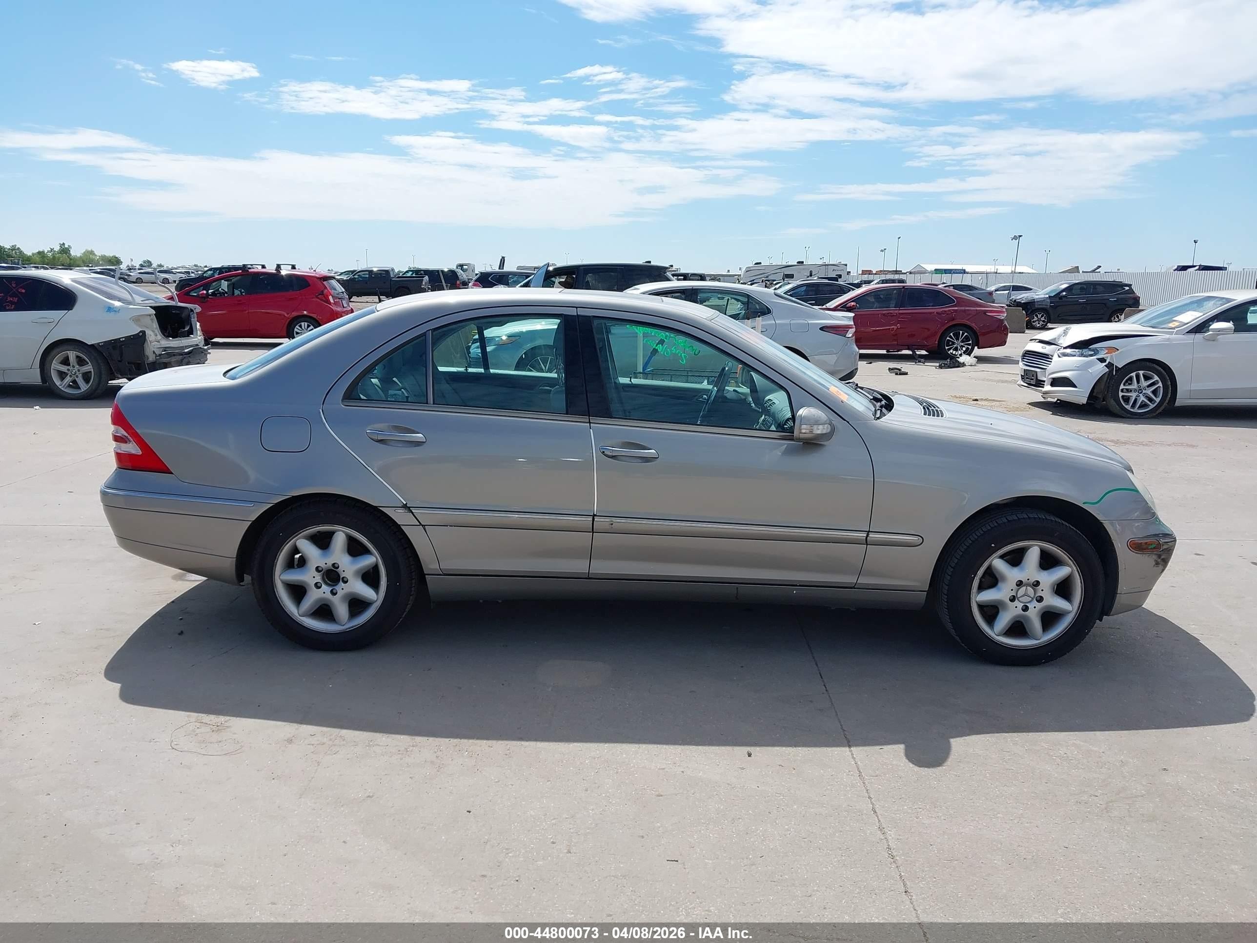 2003 Mercedes-benz C 240   Silver vin: WDBRF61J23F306732