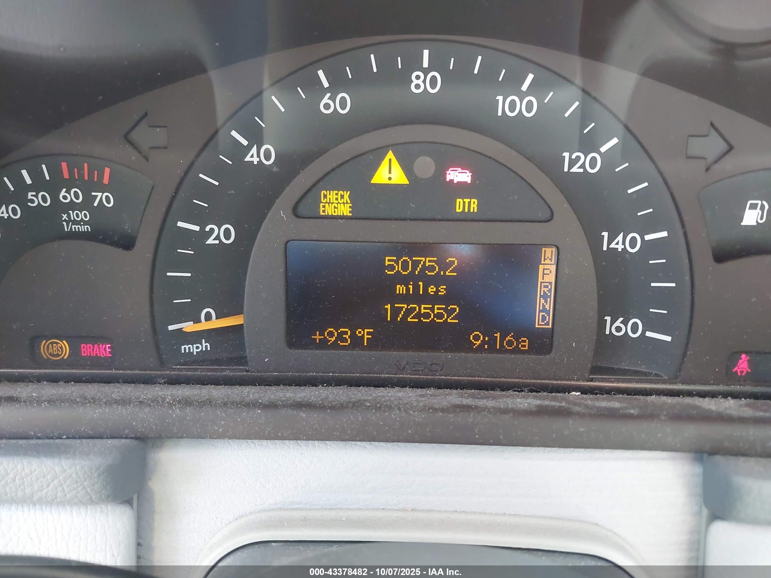2003 Mercedes-benz C 240   Blue vin: WDBRF61J23F337544