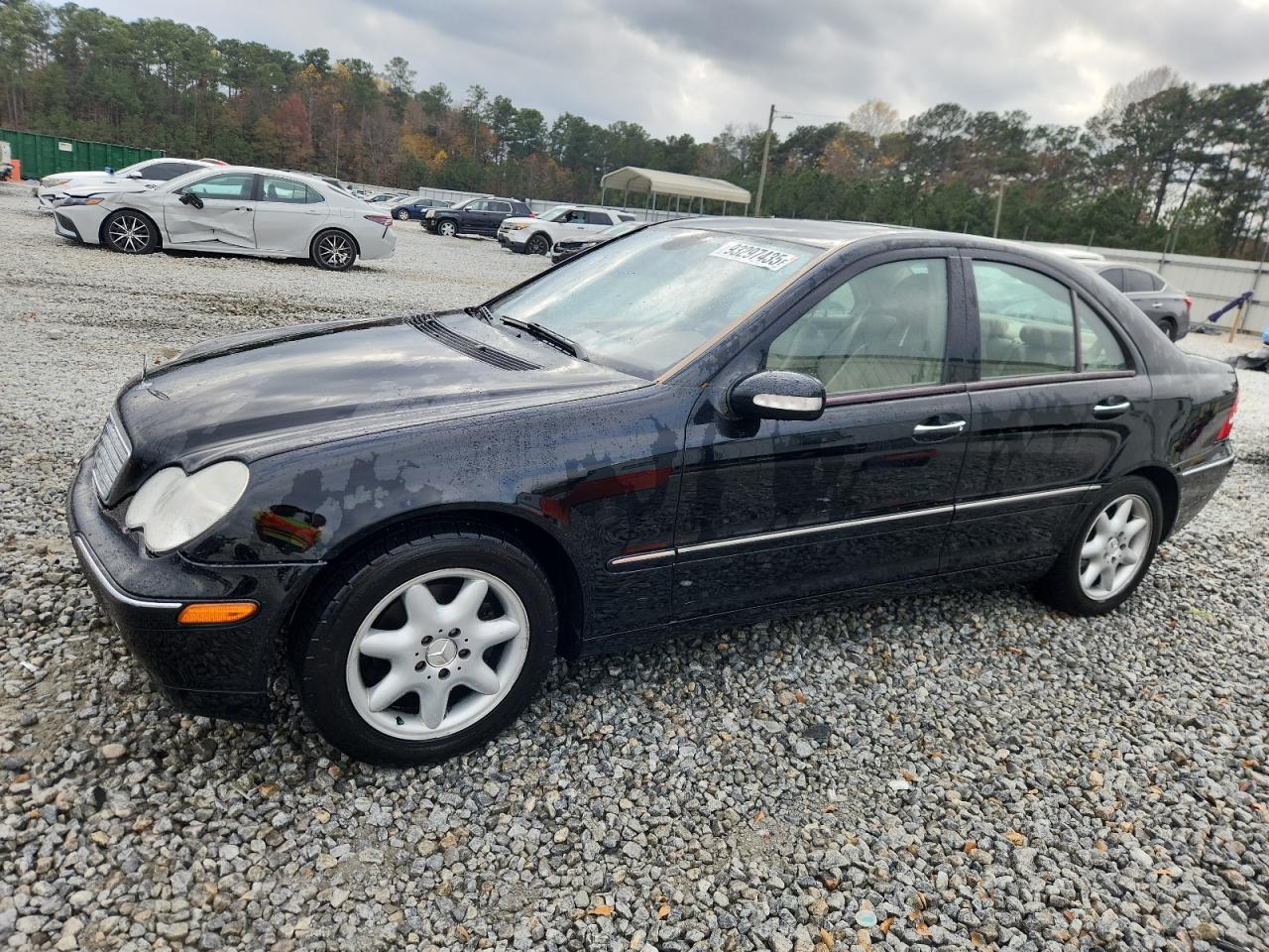 2004 Mercedes-benz C 240 Черный vin: WDBRF61J24A569706