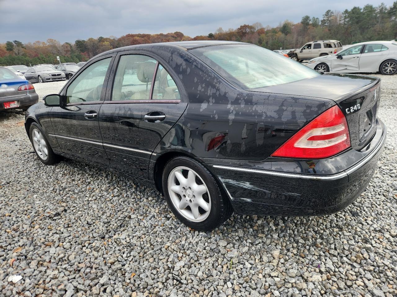 2004 Mercedes-benz C 240 Черный vin: WDBRF61J24A569706