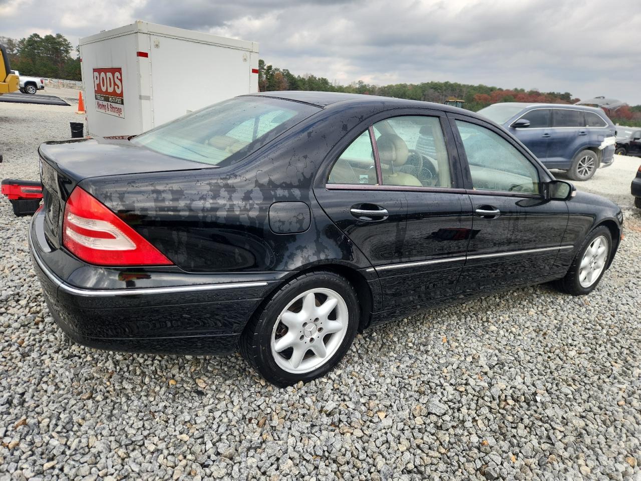 2004 Mercedes-benz C 240 Черный vin: WDBRF61J24A569706