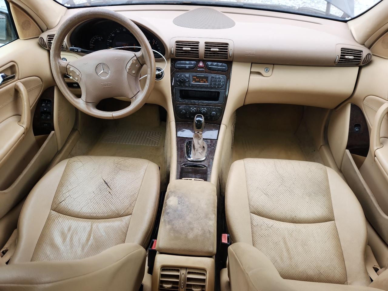2004 Mercedes-benz C 240 Черный vin: WDBRF61J24A569706
