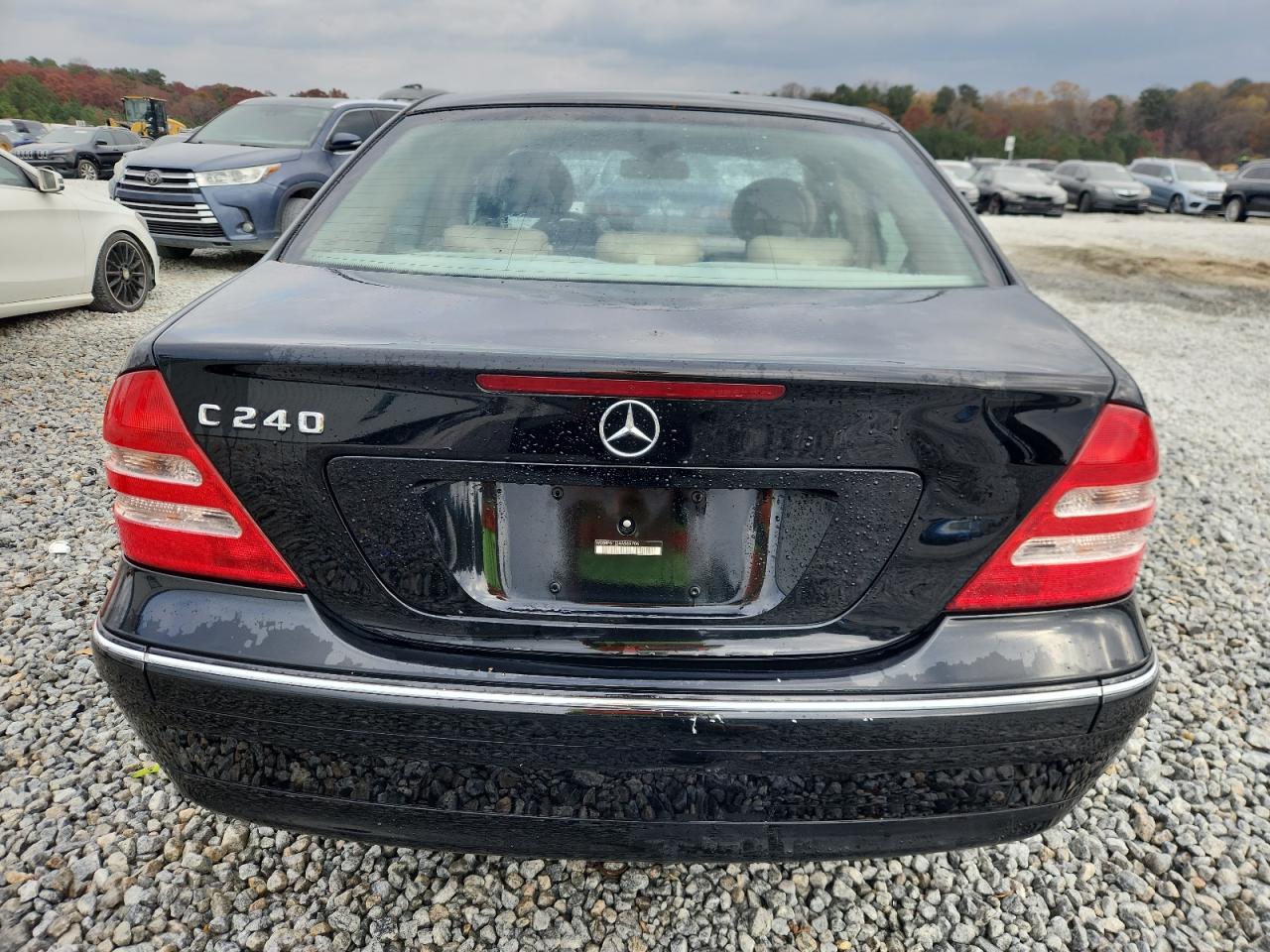 2004 Mercedes-benz C 240 Черный vin: WDBRF61J24A569706