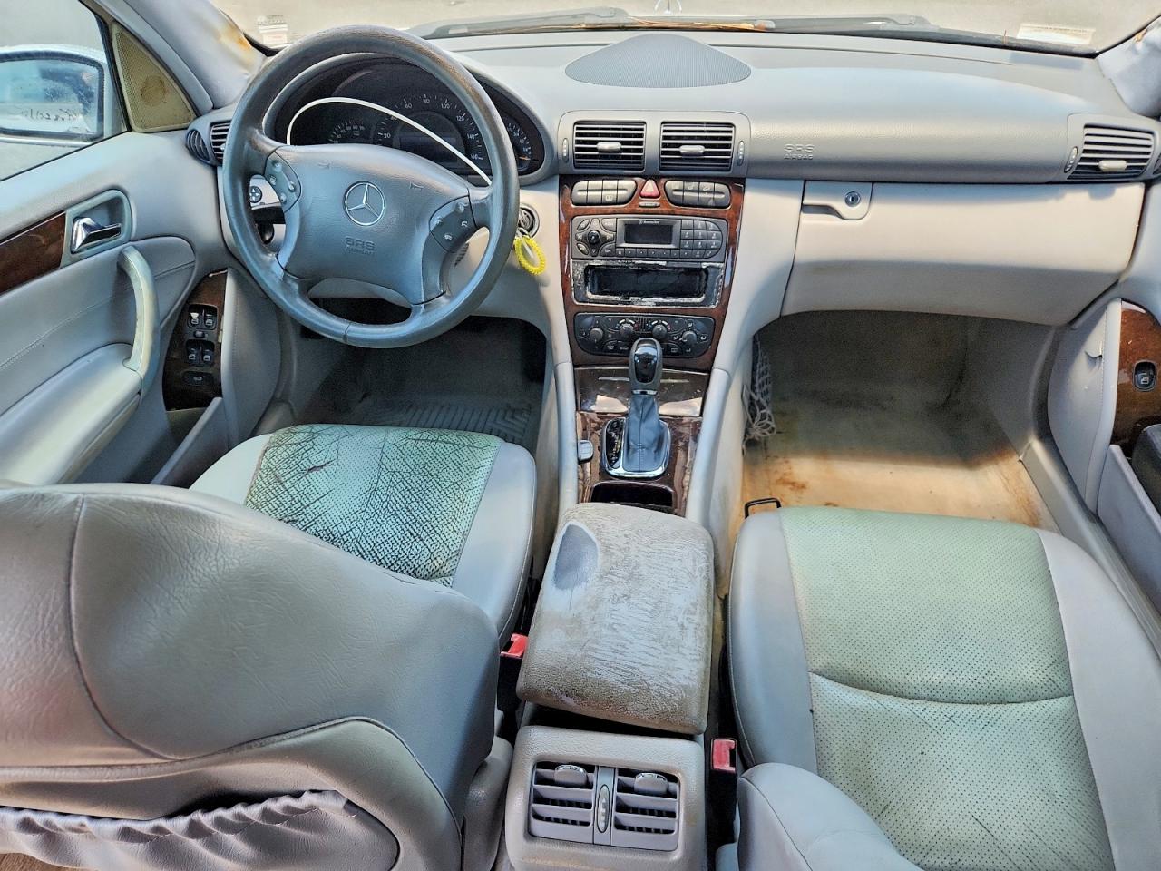 2004 Mercedes-benz C 240 Silver vin: WDBRF61J24E015252