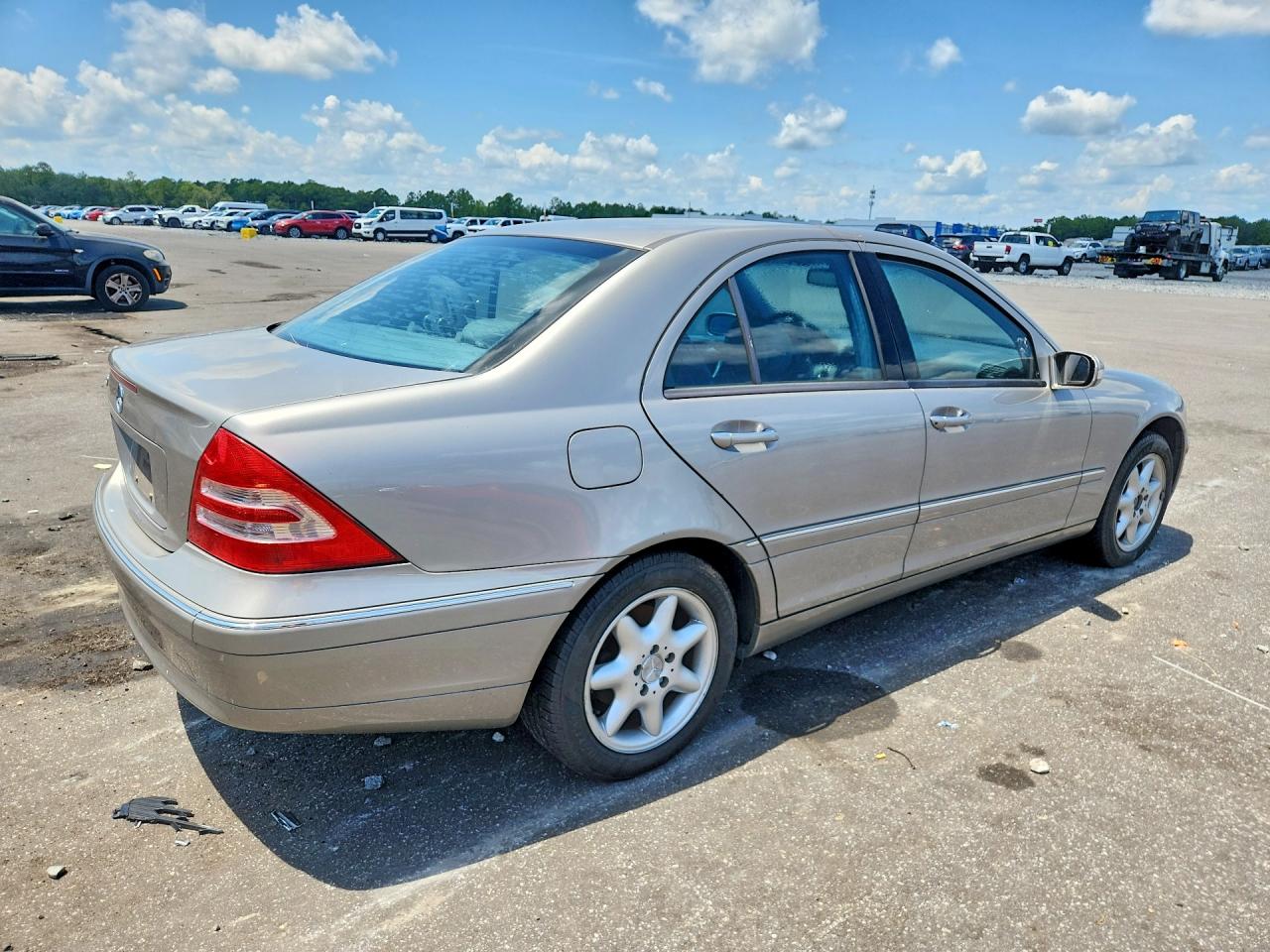 2004 Mercedes-benz C 240 Silver vin: WDBRF61J24E015252