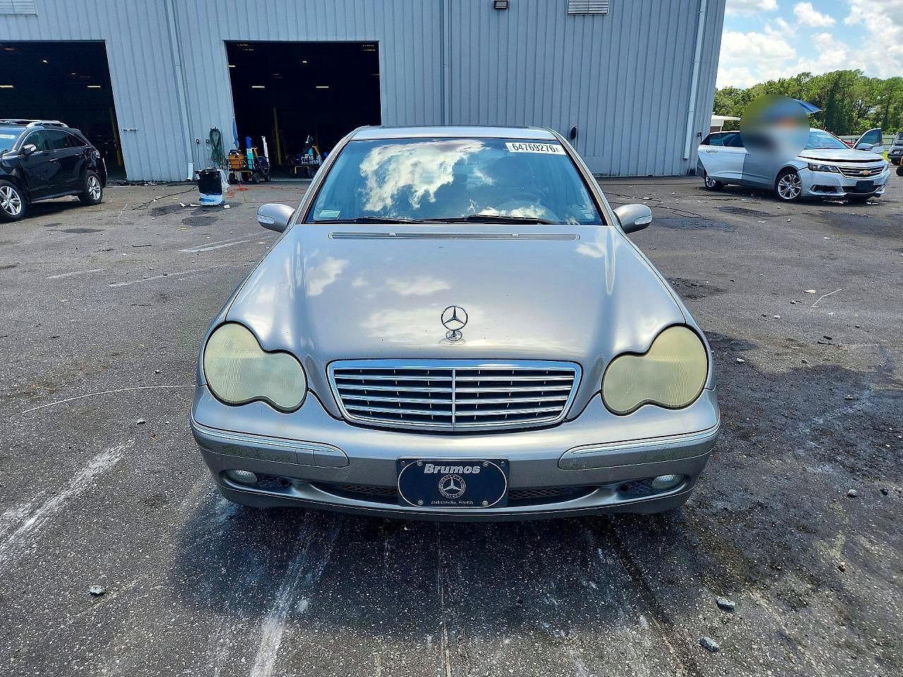 2004 Mercedes-benz C 240 Silver vin: WDBRF61J24E015252