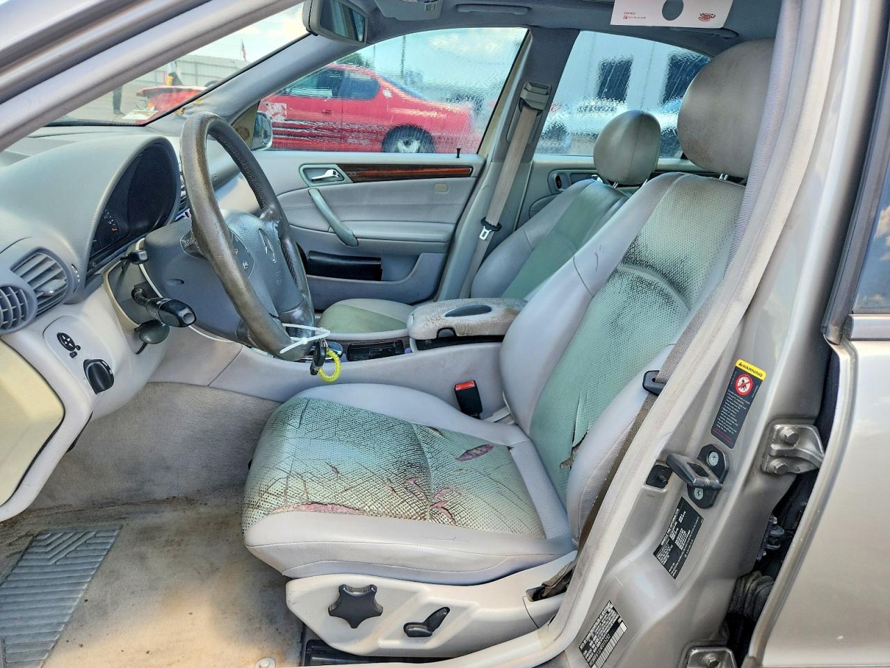 2004 Mercedes-benz C 240 Silver vin: WDBRF61J24E015252