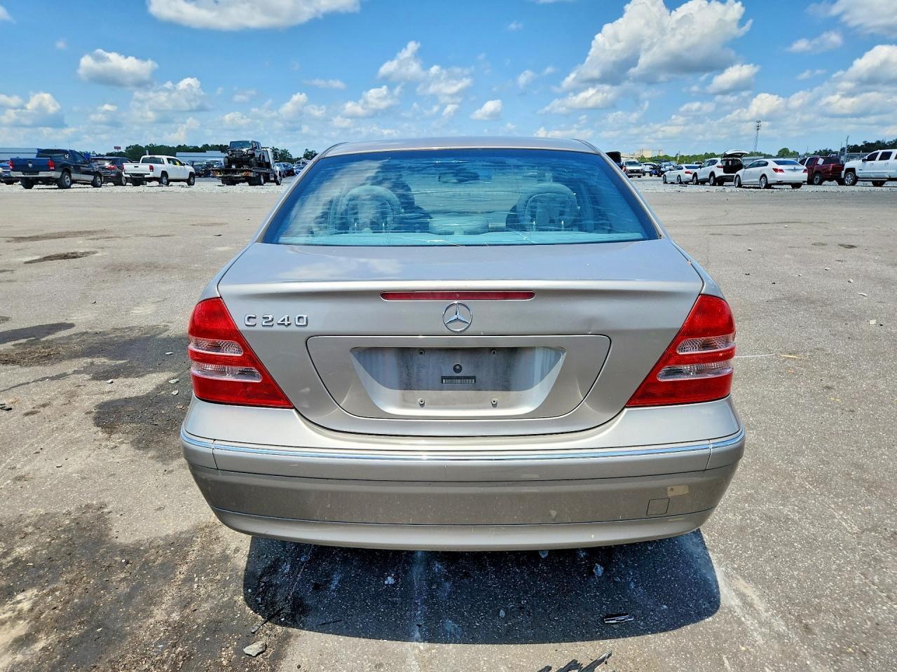 2004 Mercedes-benz C 240 Silver vin: WDBRF61J24E015252