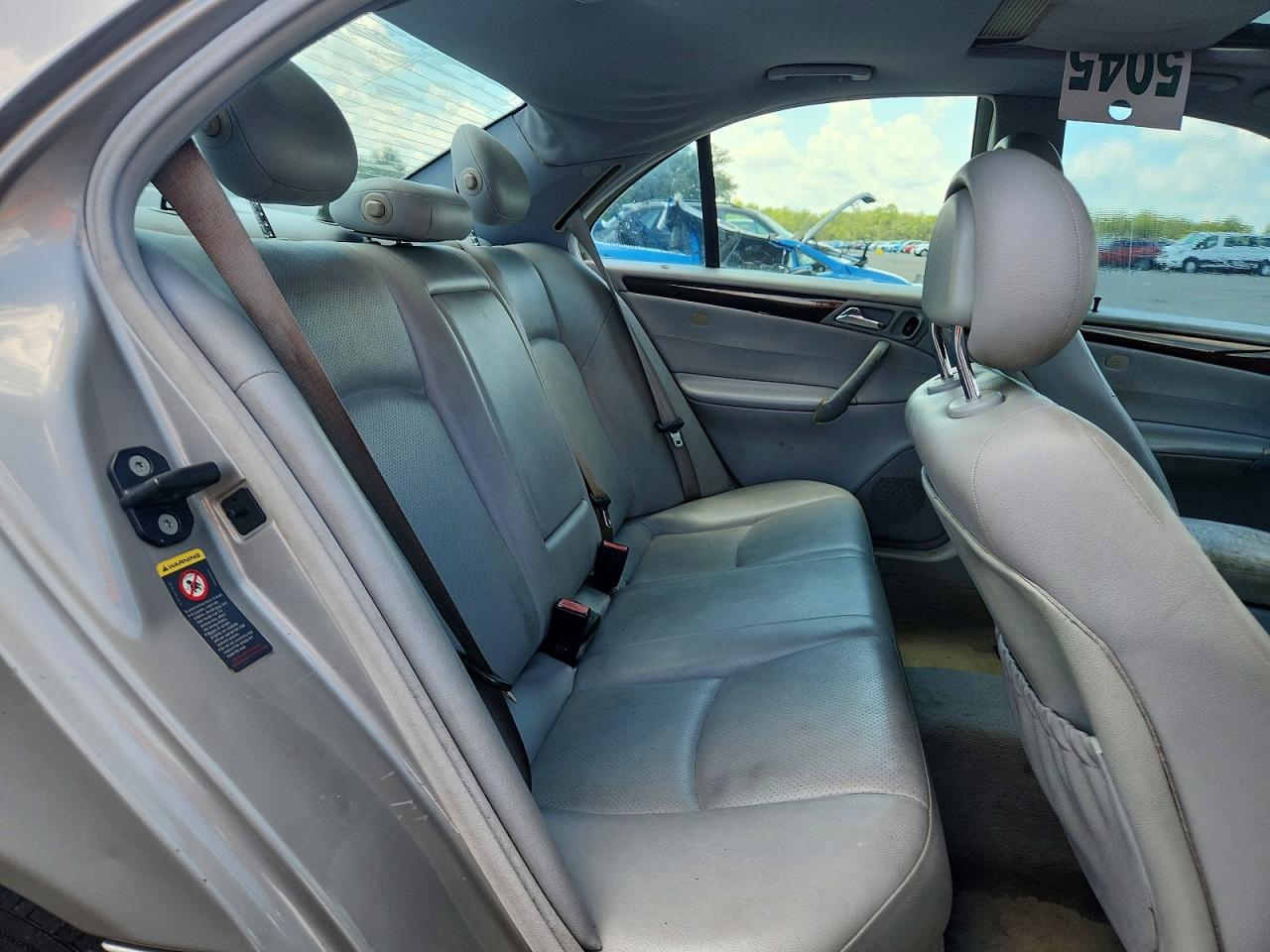 2004 Mercedes-benz C 240 Silver vin: WDBRF61J24E015252