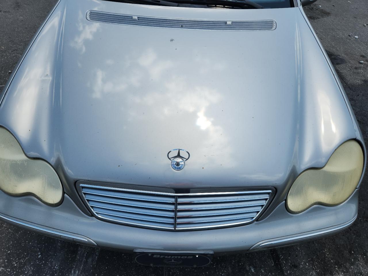 2004 Mercedes-benz C 240 Silver vin: WDBRF61J24E015252