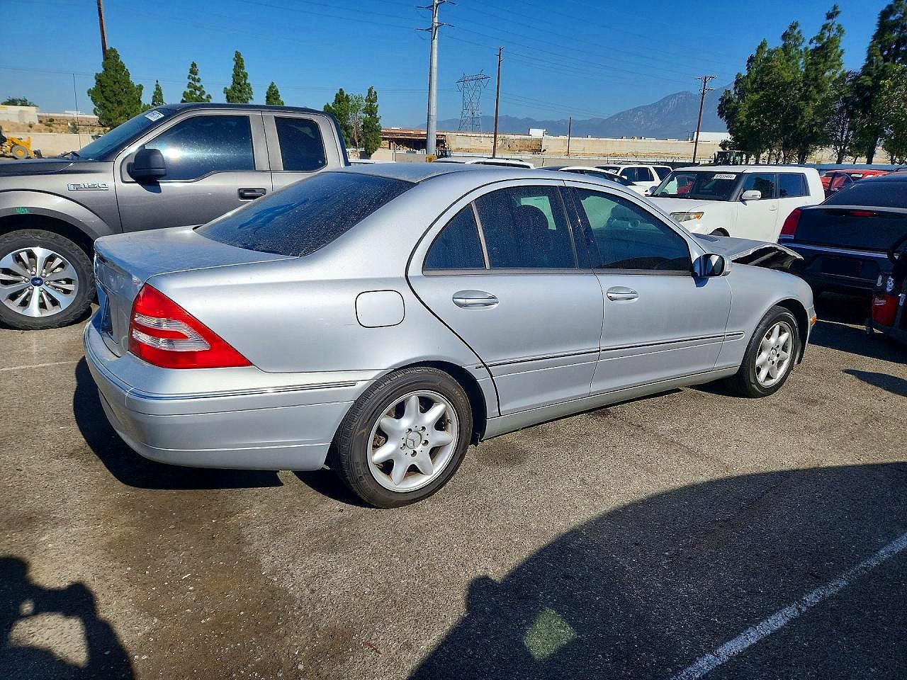 2004 Mercedes-benz C 240 Silver vin: WDBRF61J24E015798