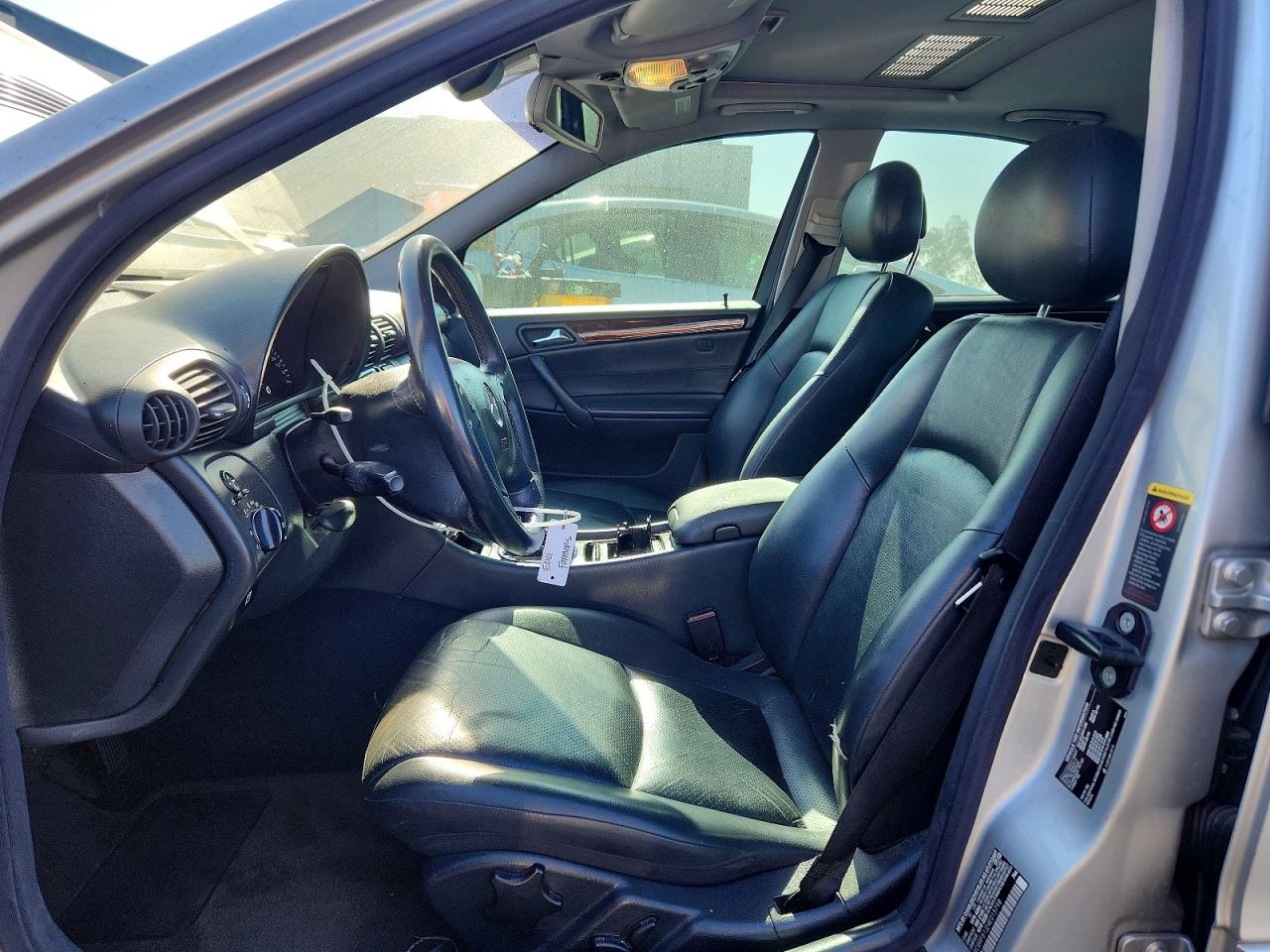 2004 Mercedes-benz C 240 Silver vin: WDBRF61J24E015798