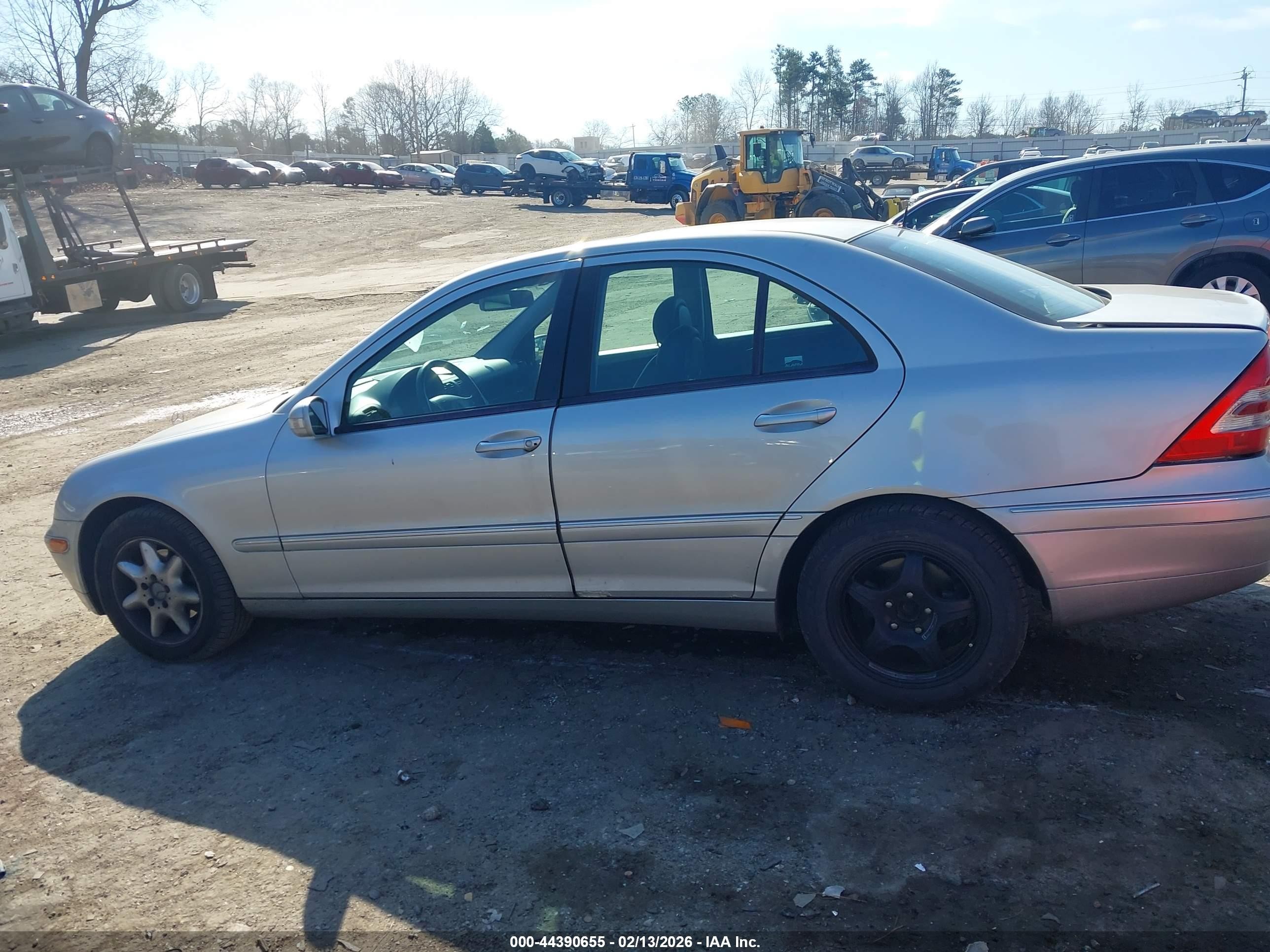 2001 Mercedes-benz C 240   Silver vin: WDBRF61J31F036715