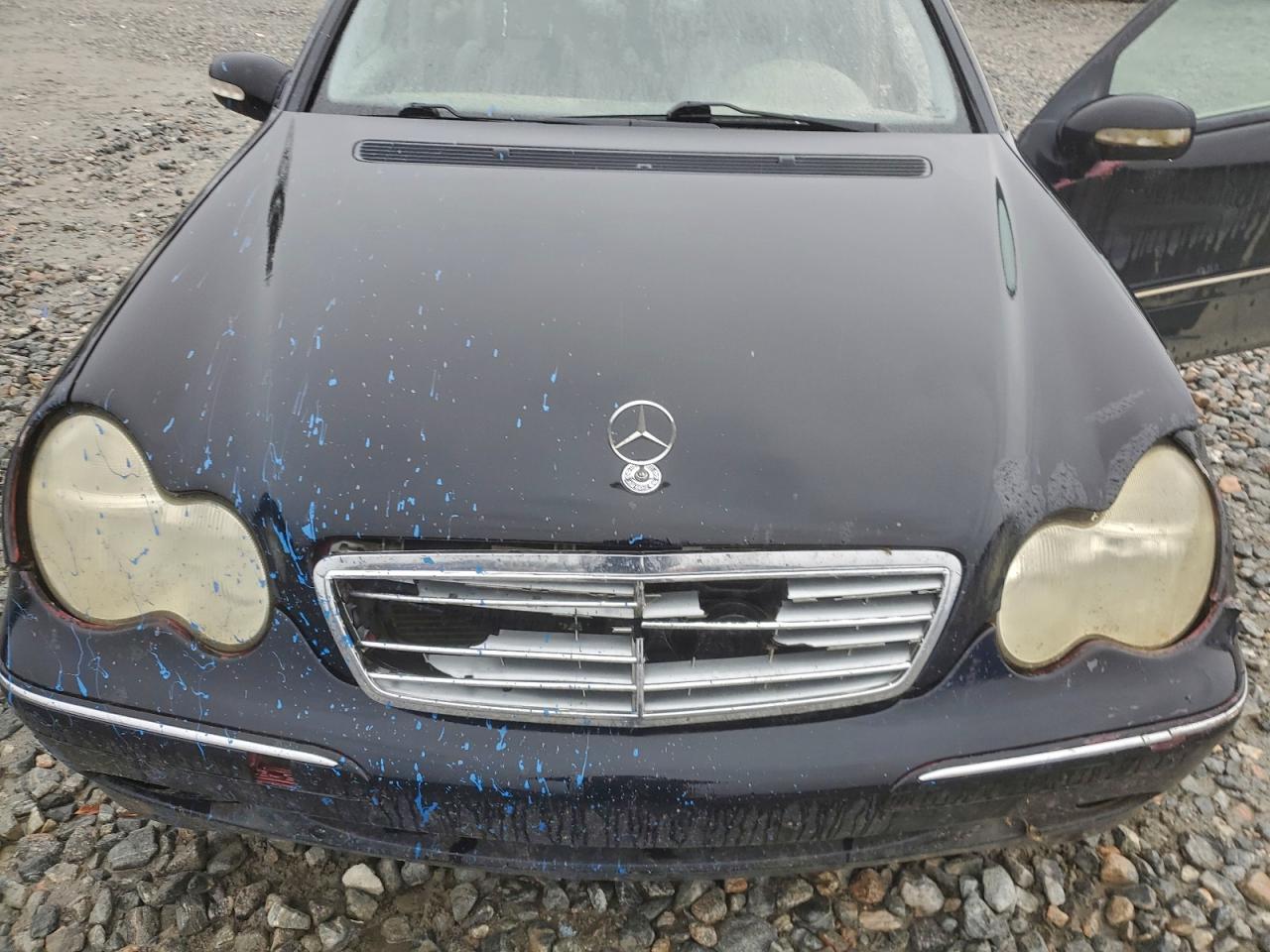 2001 Mercedes-benz C 240 Black vin: WDBRF61J31F076938