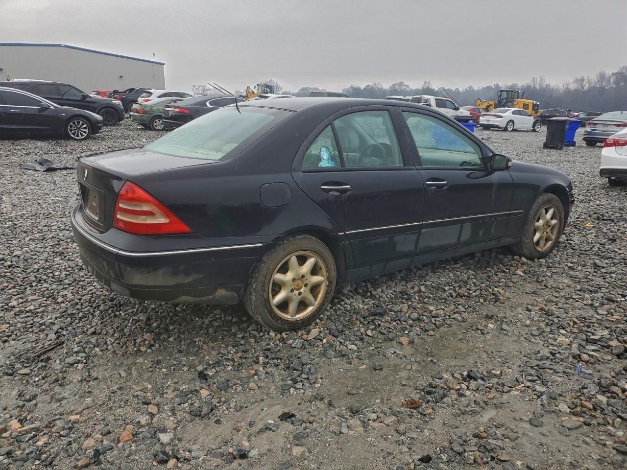 2001 Mercedes-benz C 240 Black vin: WDBRF61J31F076938