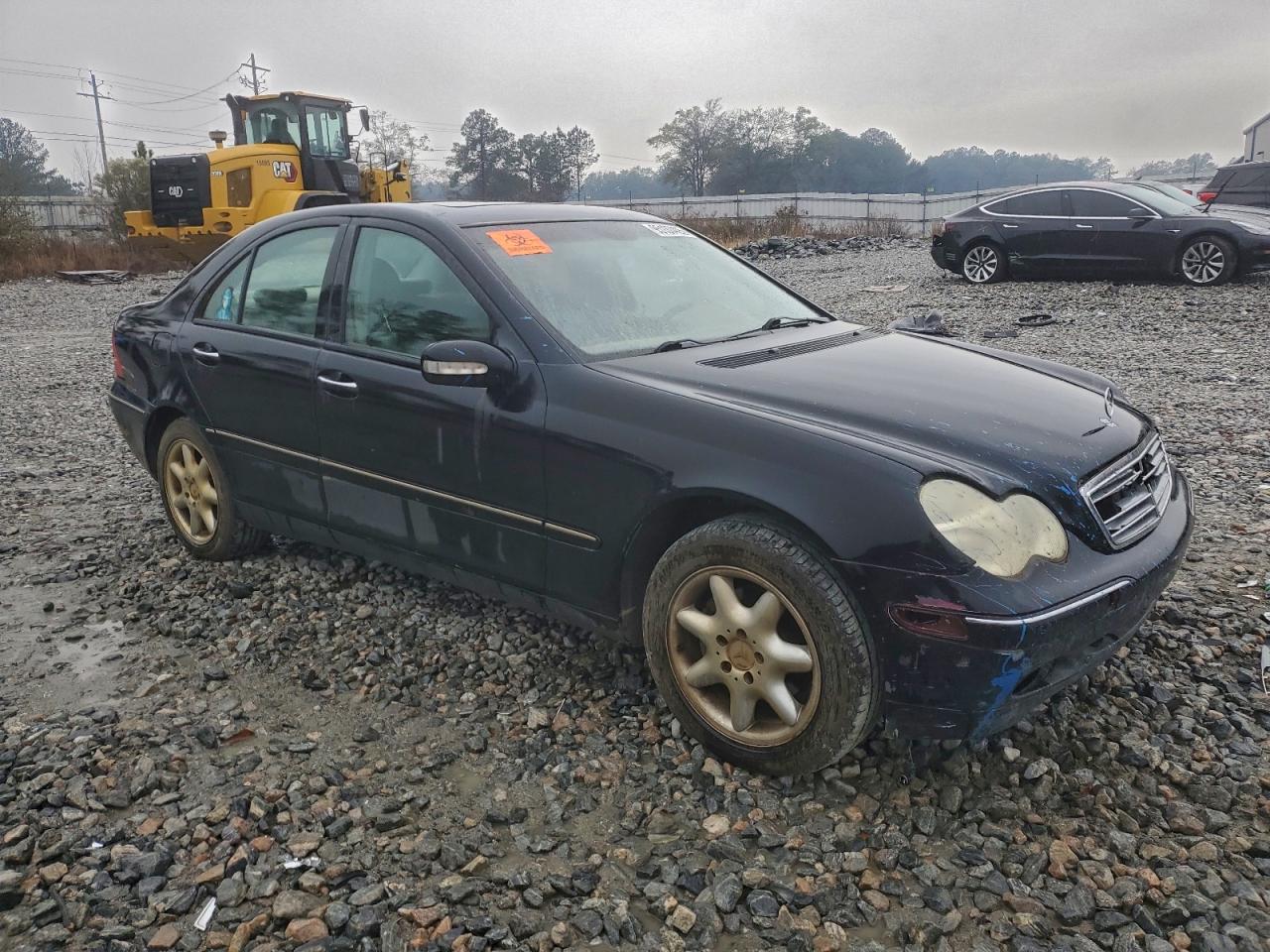 2001 Mercedes-benz C 240 Black vin: WDBRF61J31F076938