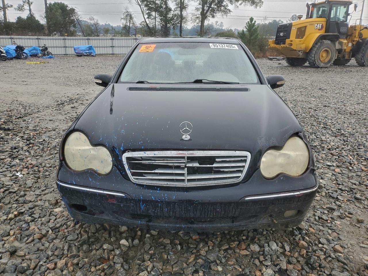 2001 Mercedes-benz C 240 Black vin: WDBRF61J31F076938