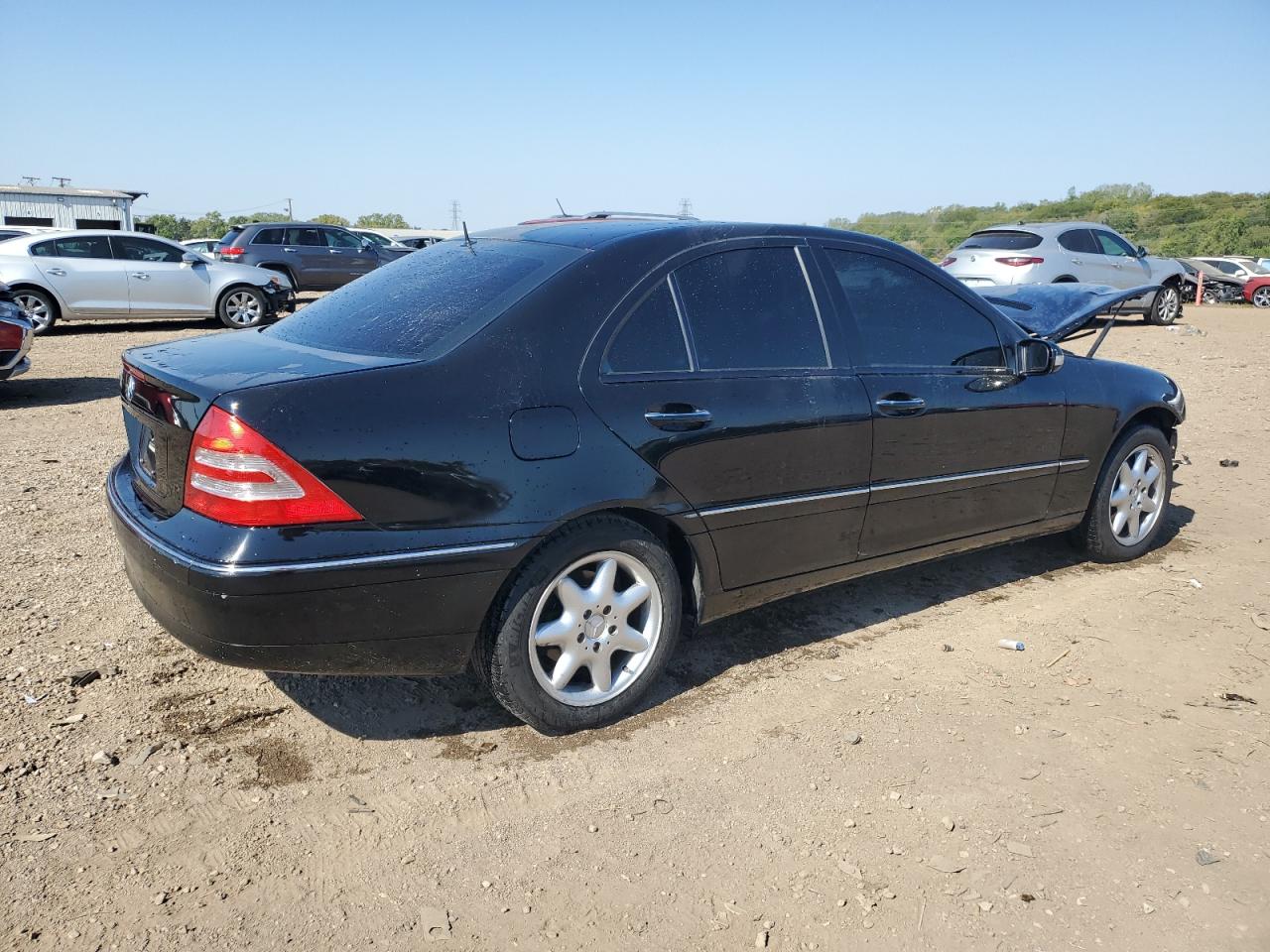2001 Mercedes-benz C 240 Black vin: WDBRF61J31F084733